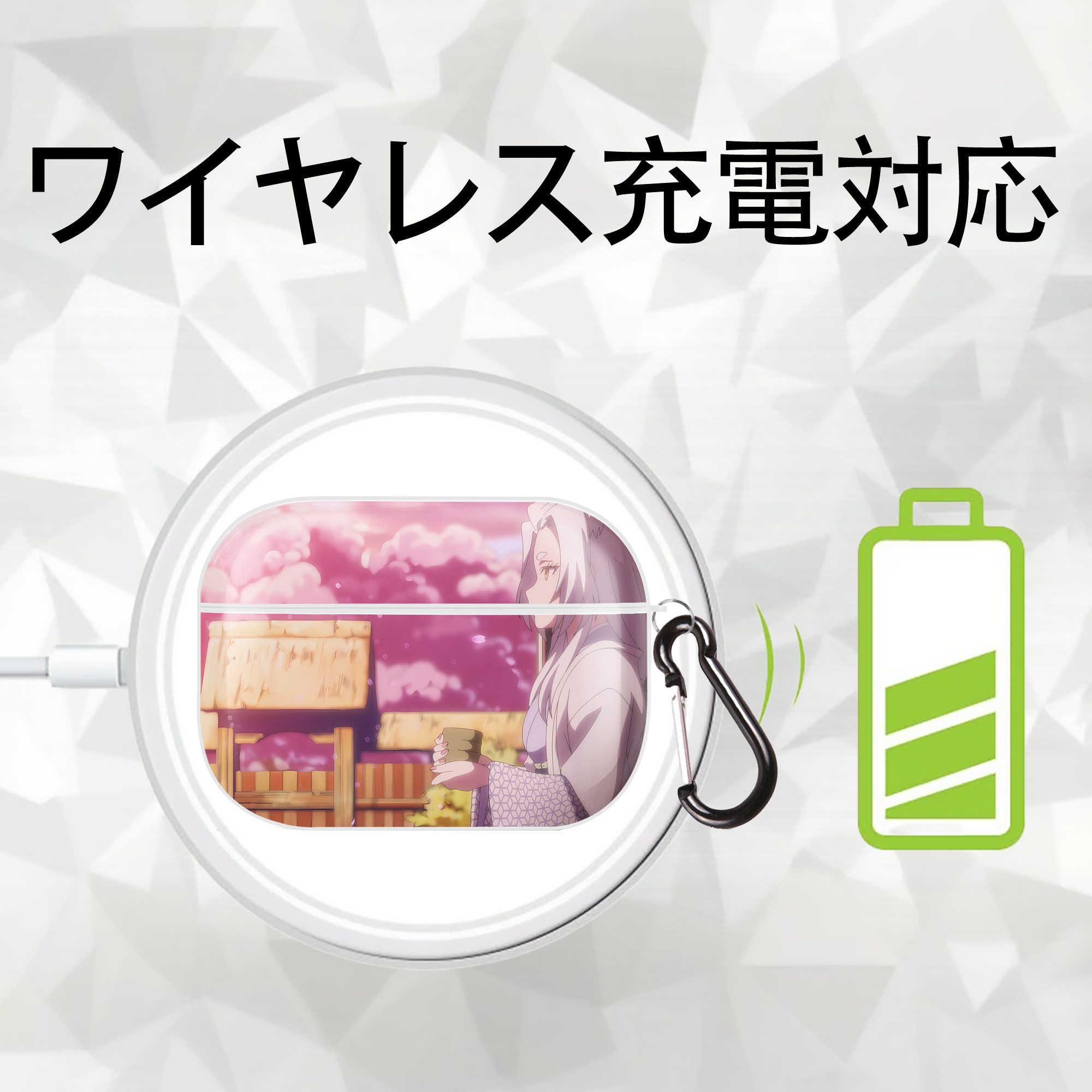 転スラ Regarding Reincarnated to Slime 【AirPods Pro用】ハードシェル保護ケース 耐衝撃・防指紋・カラビナ付き商品仕様