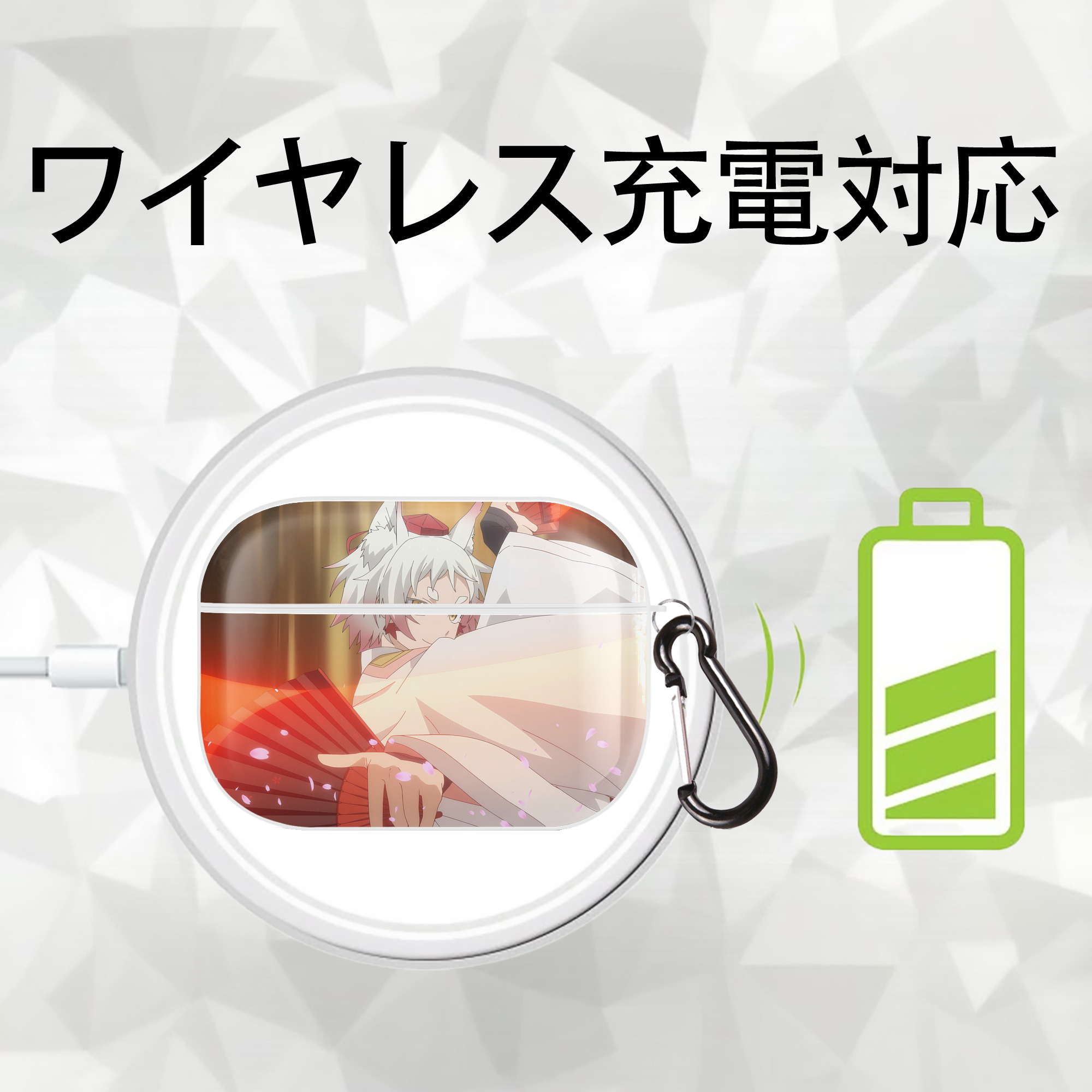 転スラ Regarding Reincarnated to Slime 【AirPods Pro用】ハードシェル保護ケース 耐衝撃・防指紋・カラビナ付き商品仕様