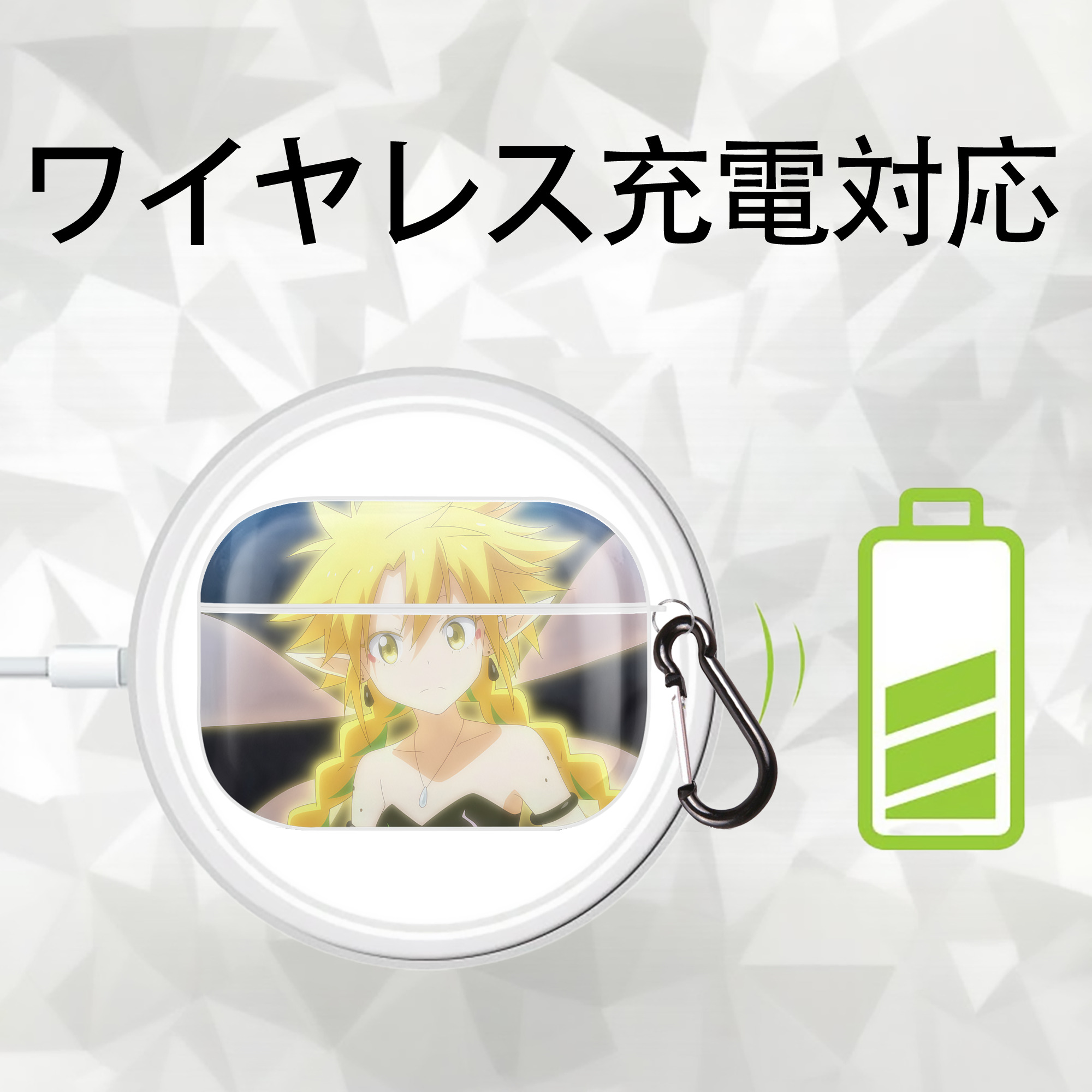 転スラ Regarding Reincarnated to Slime 【AirPods Pro用】ハードシェル保護ケース 耐衝撃・防指紋・カラビナ付き商品仕様