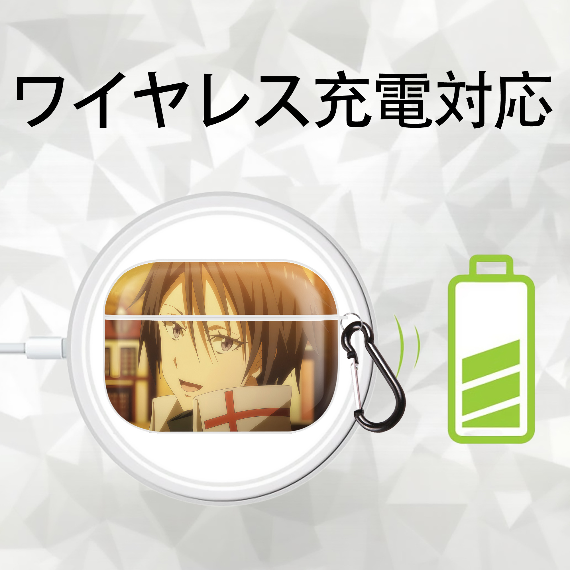 転スラ Regarding Reincarnated to Slime 【AirPods Pro用】ハードシェル保護ケース 耐衝撃・防指紋・カラビナ付き商品仕様