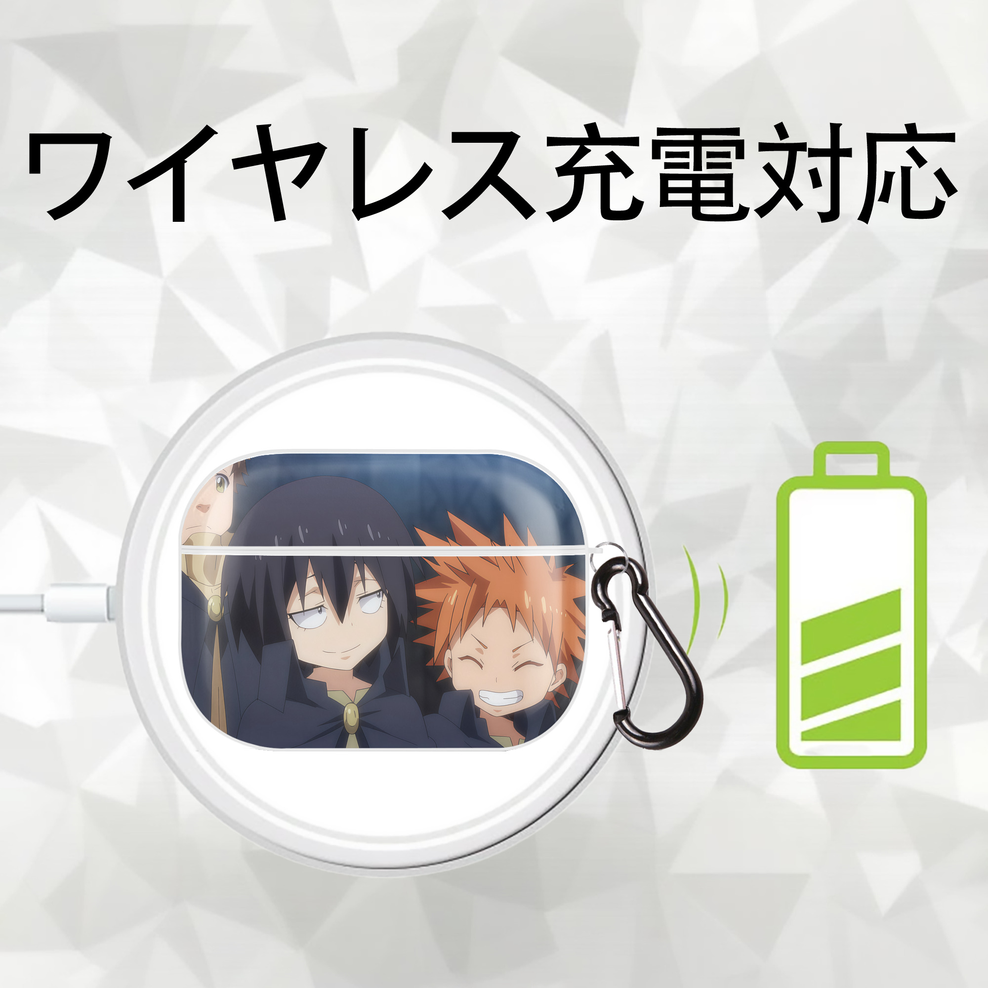 転スラ Regarding Reincarnated to Slime 【AirPods Pro用】ハードシェル保護ケース 耐衝撃・防指紋・カラビナ付き商品仕様