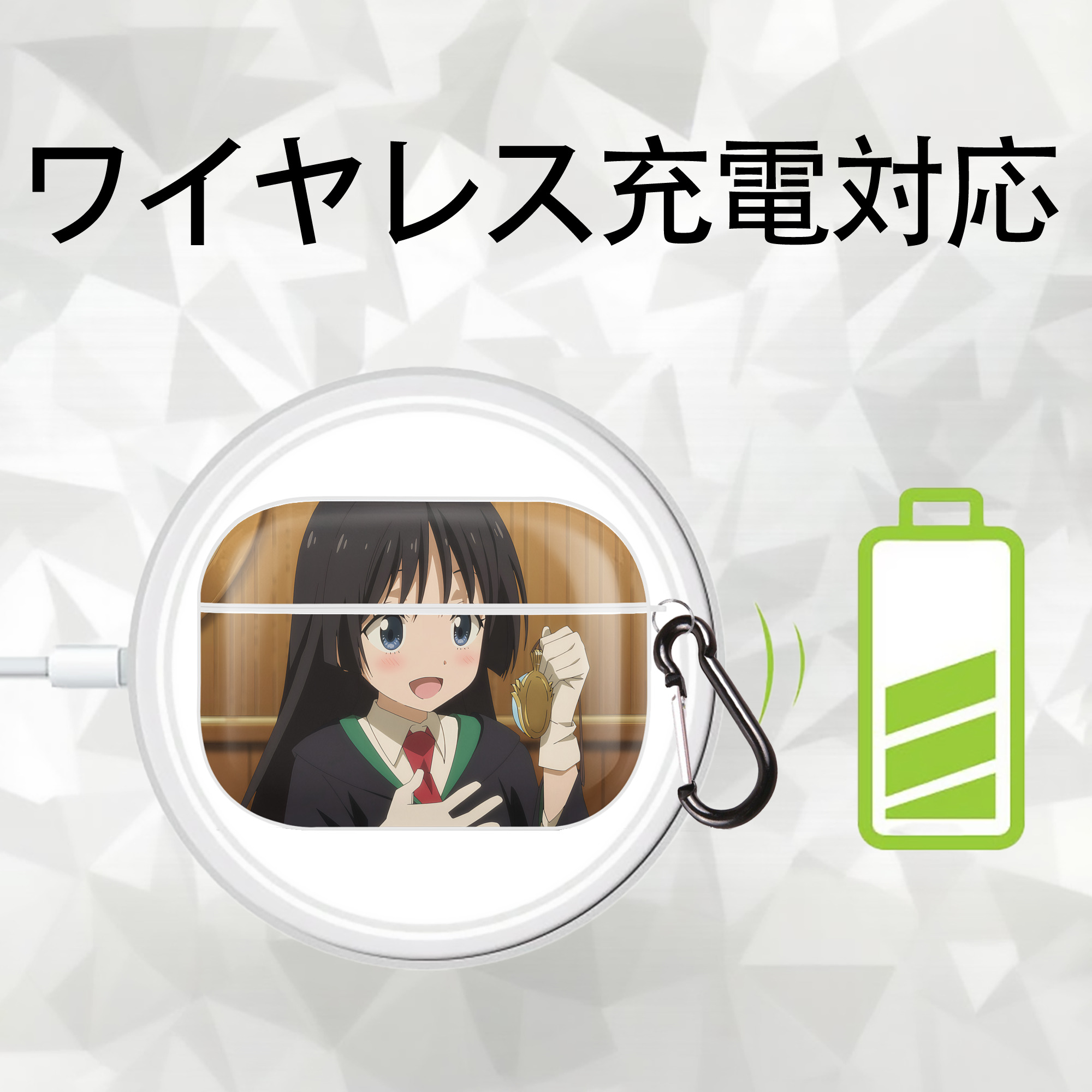転スラ Regarding Reincarnated to Slime 【AirPods Pro用】ハードシェル保護ケース 耐衝撃・防指紋・カラビナ付き商品仕様
