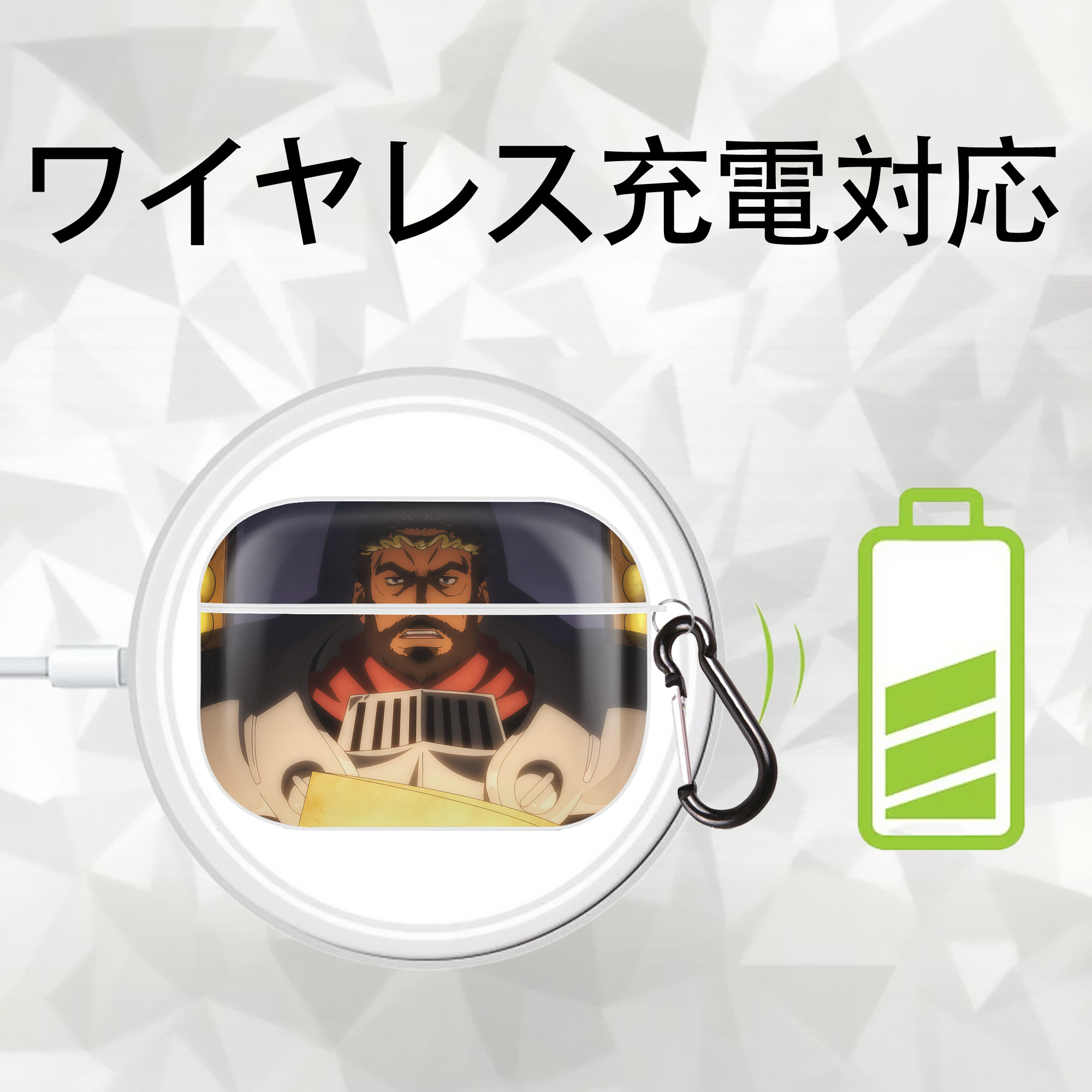転スラ Regarding Reincarnated to Slime 【AirPods Pro用】ハードシェル保護ケース 耐衝撃・防指紋・カラビナ付き商品仕様
