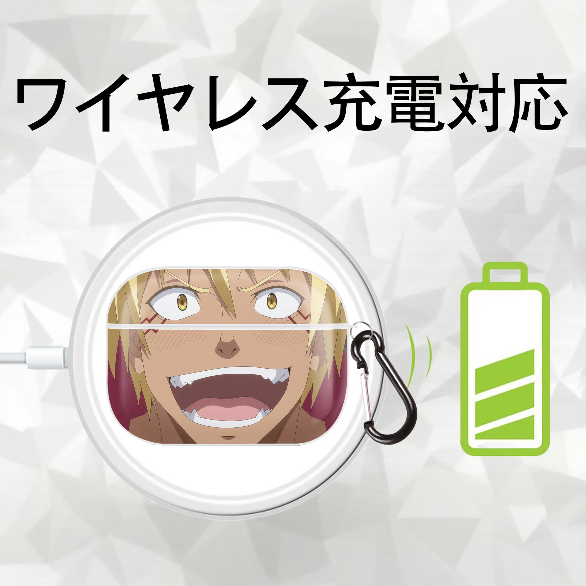 転スラ Regarding Reincarnated to Slime 【AirPods Pro用】ハードシェル保護ケース 耐衝撃・防指紋・カラビナ付き商品仕様