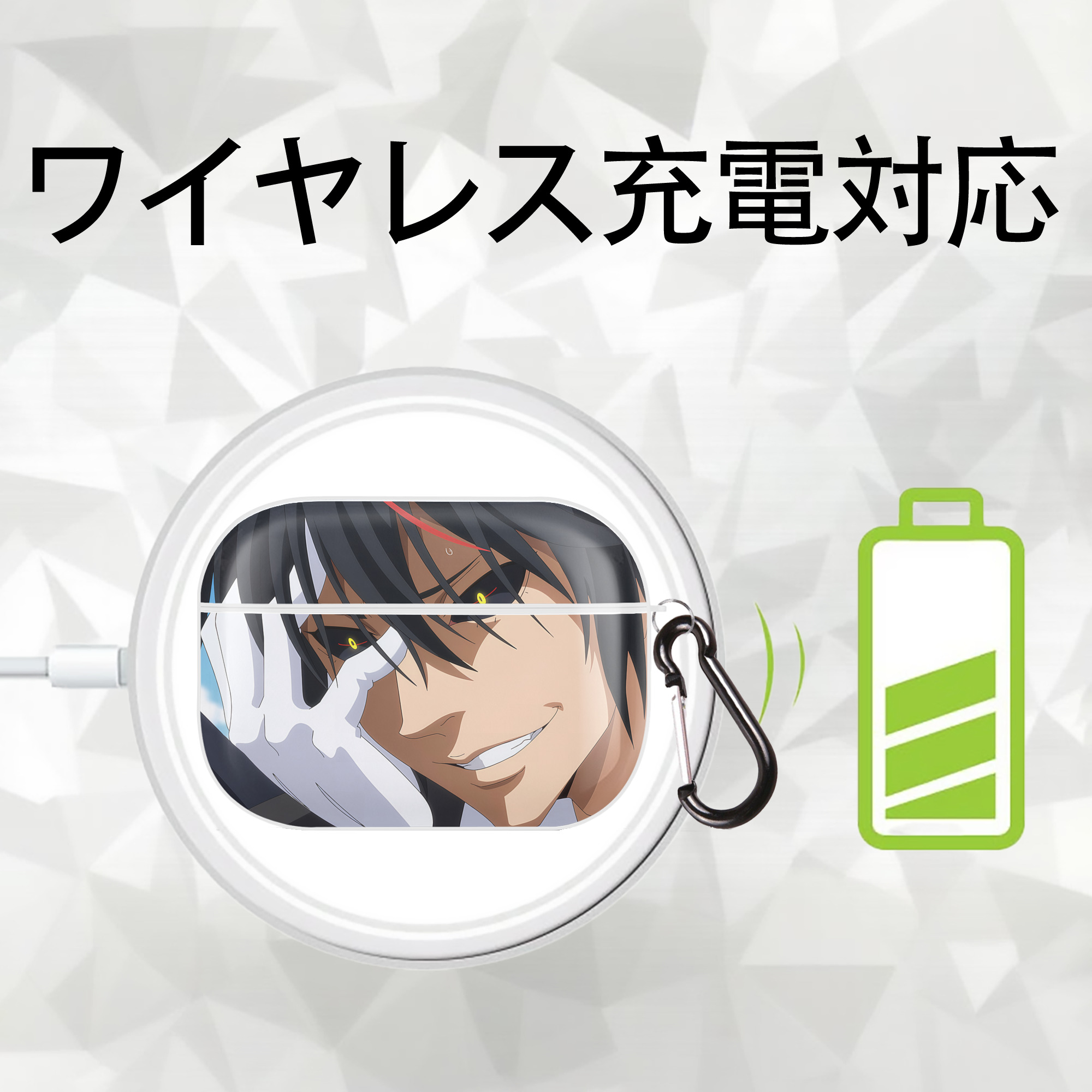 転スラ Regarding Reincarnated to Slime 【AirPods Pro用】ハードシェル保護ケース 耐衝撃・防指紋・カラビナ付き商品仕様