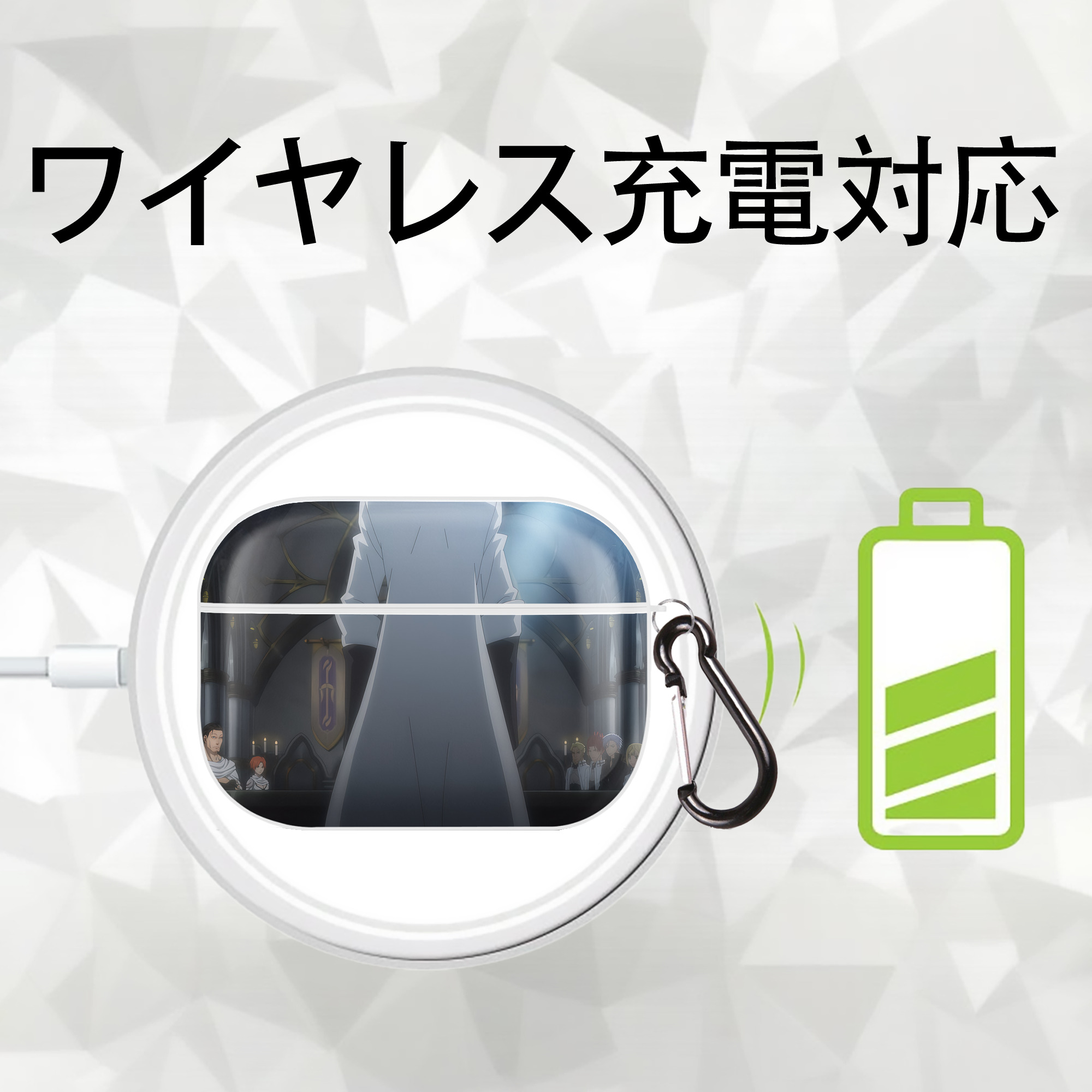 転スラ Regarding Reincarnated to Slime 【AirPods Pro用】ハードシェル保護ケース 耐衝撃・防指紋・カラビナ付き商品仕様