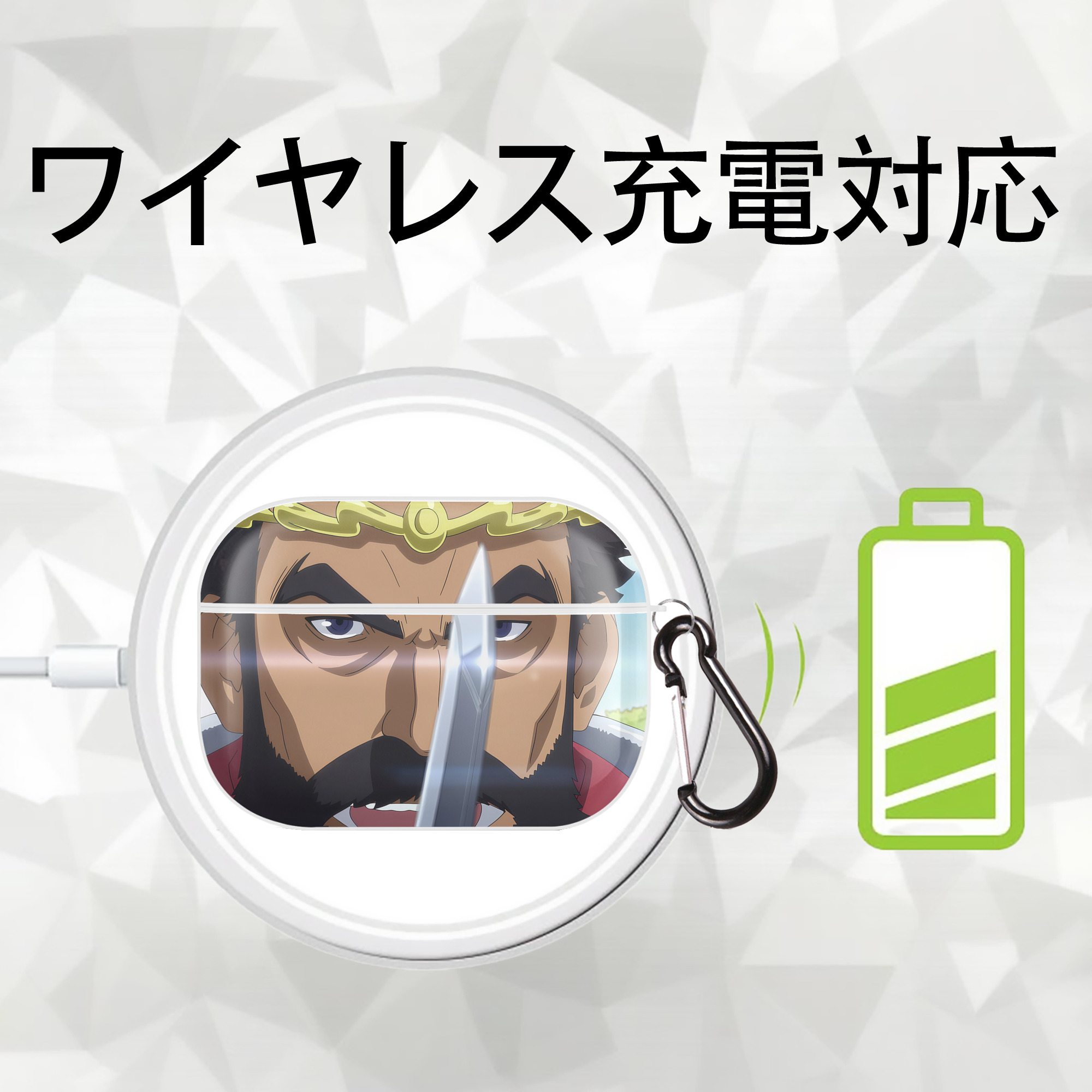 転スラ Regarding Reincarnated to Slime 【AirPods Pro用】ハードシェル保護ケース 耐衝撃・防指紋・カラビナ付き商品仕様