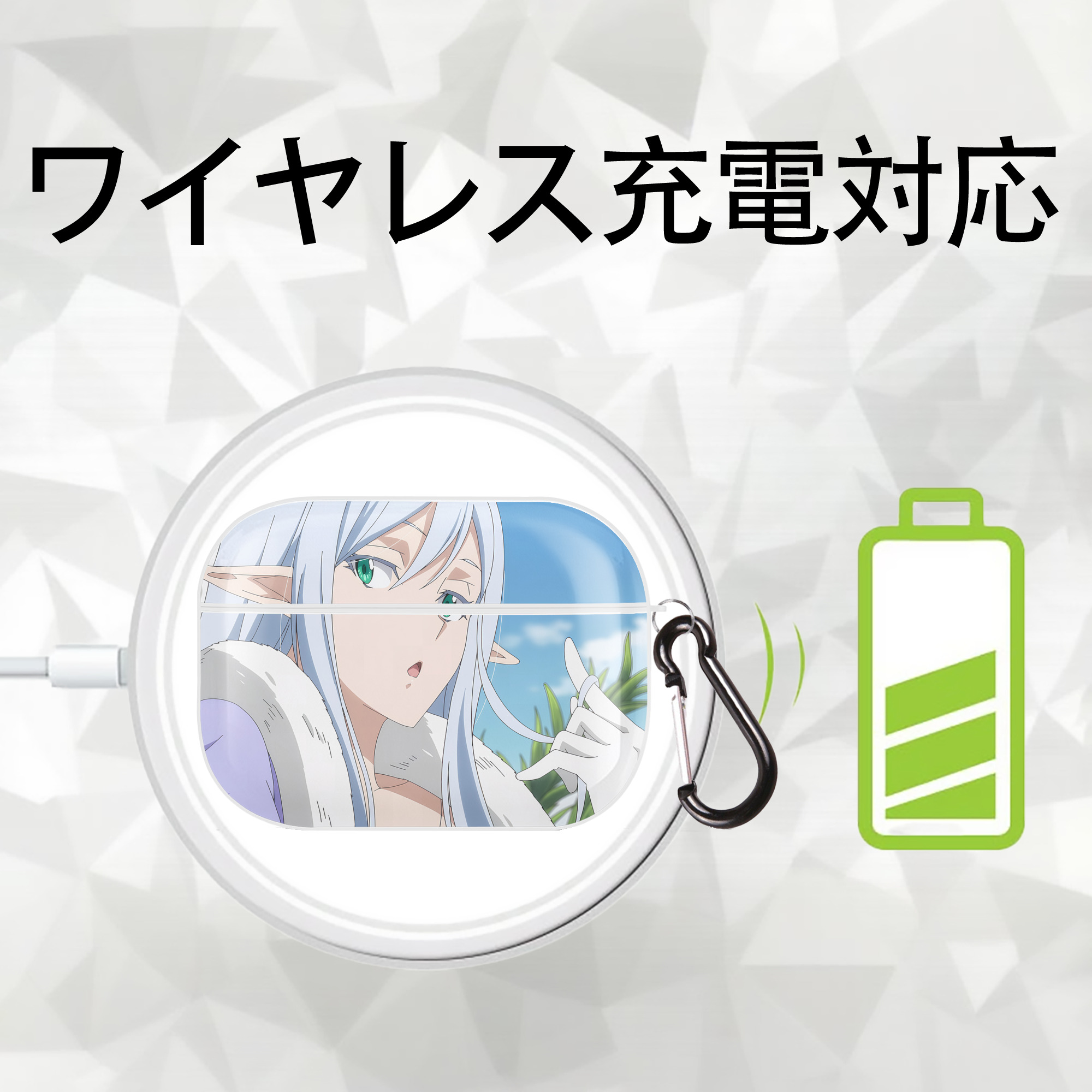 転スラ Regarding Reincarnated to Slime 【AirPods Pro用】ハードシェル保護ケース 耐衝撃・防指紋・カラビナ付き商品仕様