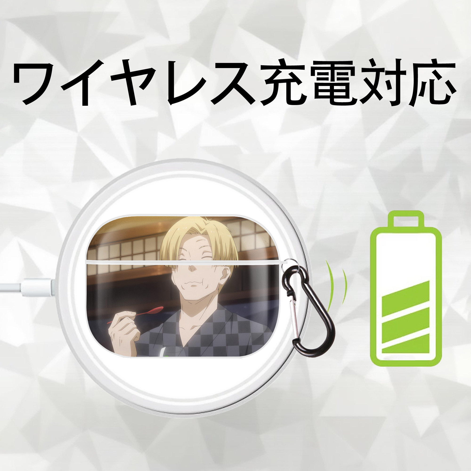 転スラ Regarding Reincarnated to Slime 【AirPods Pro用】ハードシェル保護ケース 耐衝撃・防指紋・カラビナ付き商品仕様