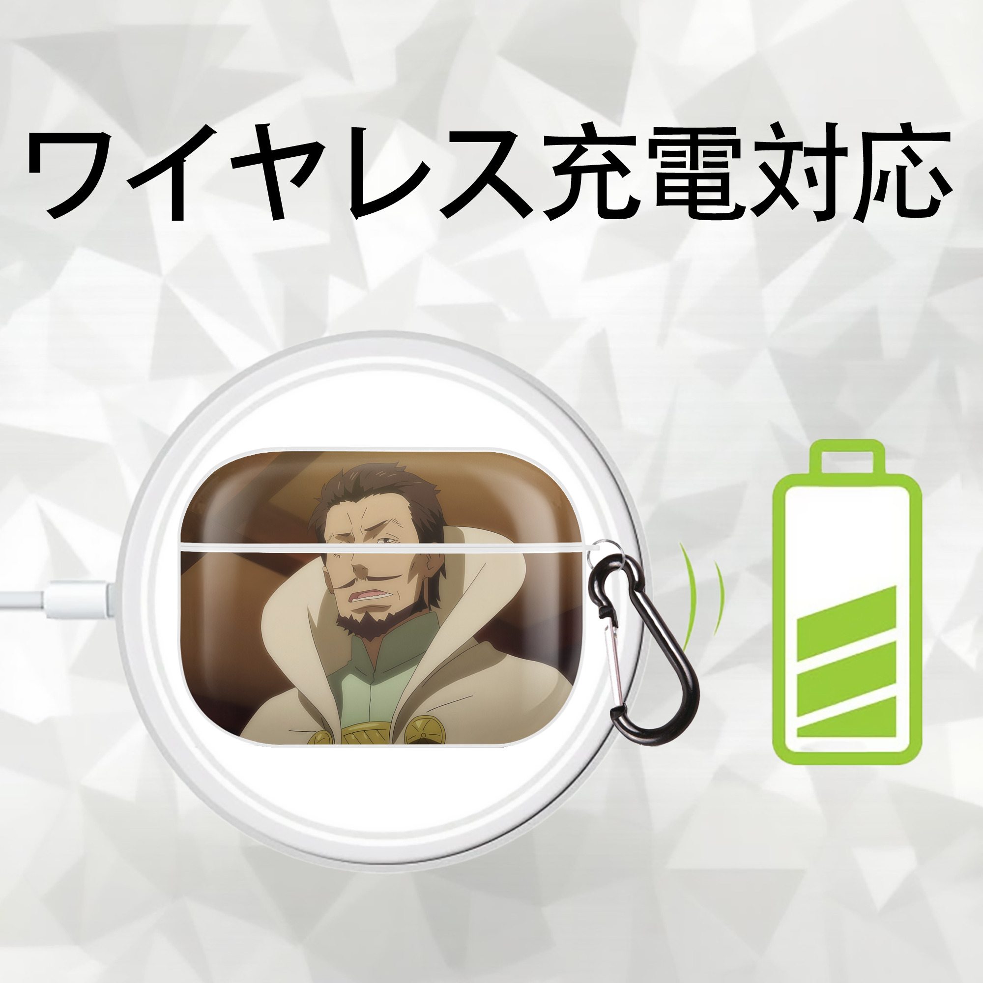 転スラ Regarding Reincarnated to Slime 【AirPods Pro用】ハードシェル保護ケース 耐衝撃・防指紋・カラビナ付き商品仕様