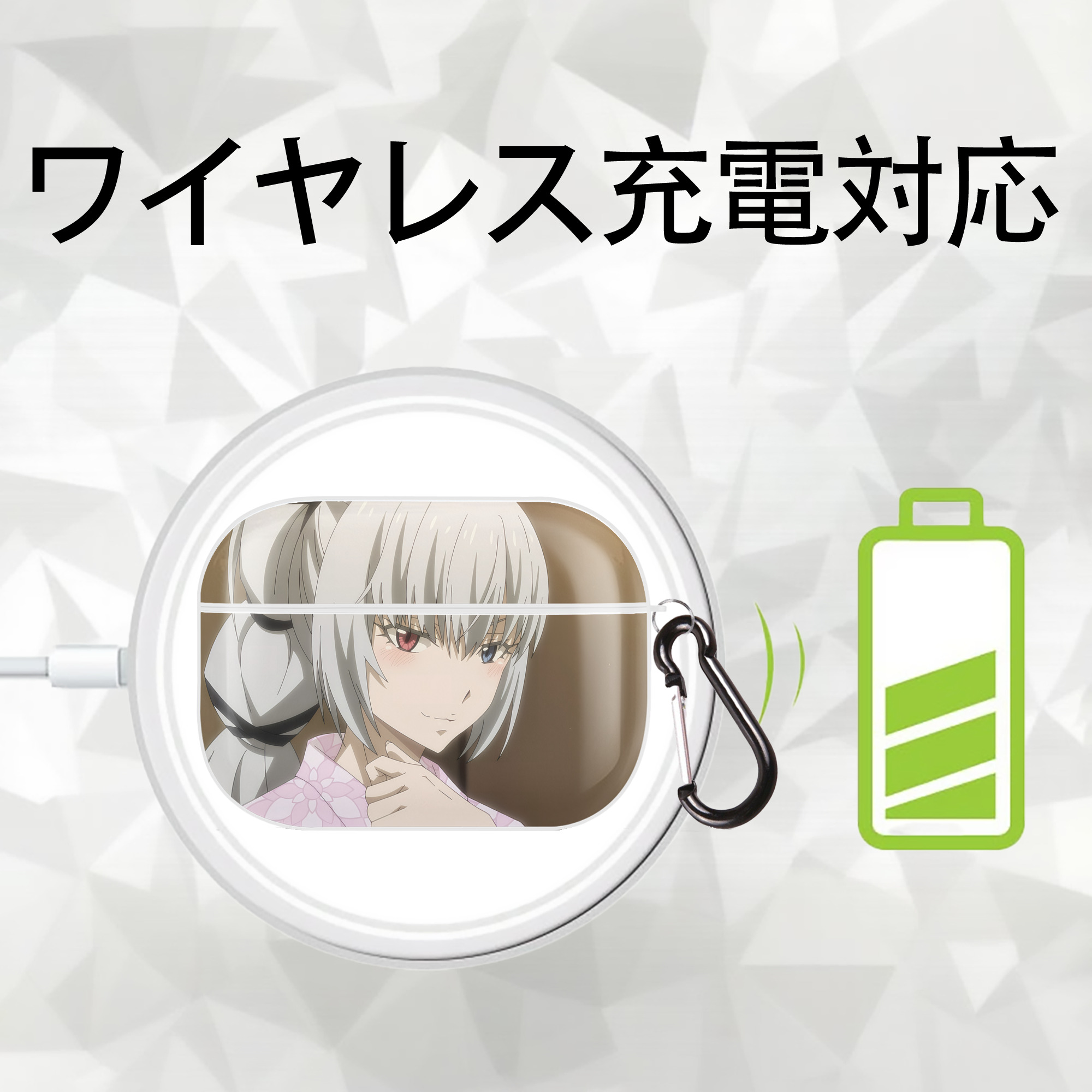 転スラ Regarding Reincarnated to Slime 【AirPods Pro用】ハードシェル保護ケース 耐衝撃・防指紋・カラビナ付き商品仕様