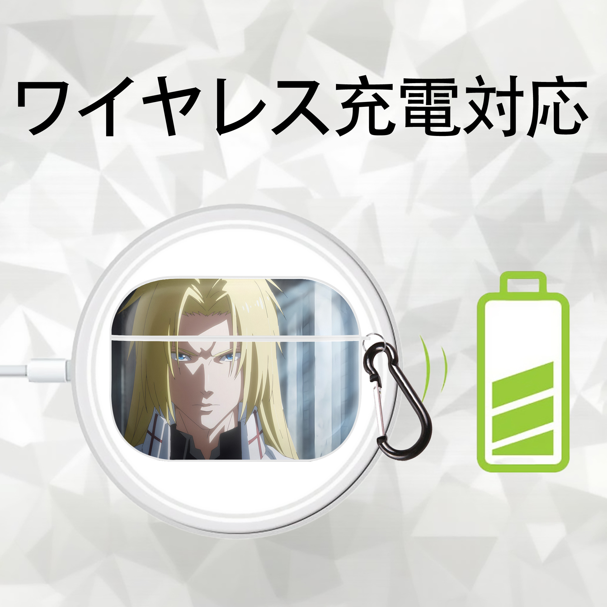 転スラ Regarding Reincarnated to Slime 【AirPods Pro用】ハードシェル保護ケース 耐衝撃・防指紋・カラビナ付き商品仕様