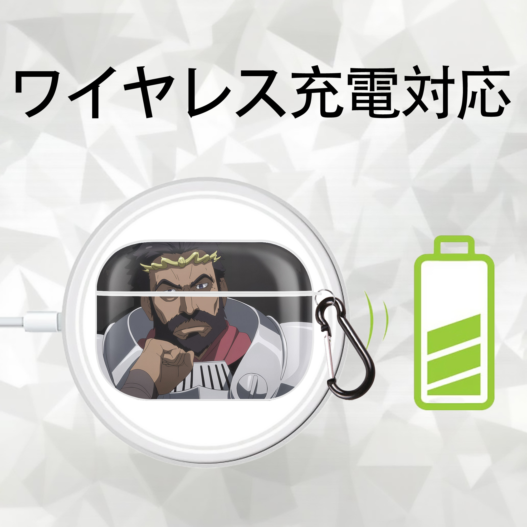 転スラ Regarding Reincarnated to Slime 【AirPods Pro用】ハードシェル保護ケース 耐衝撃・防指紋・カラビナ付き商品仕様