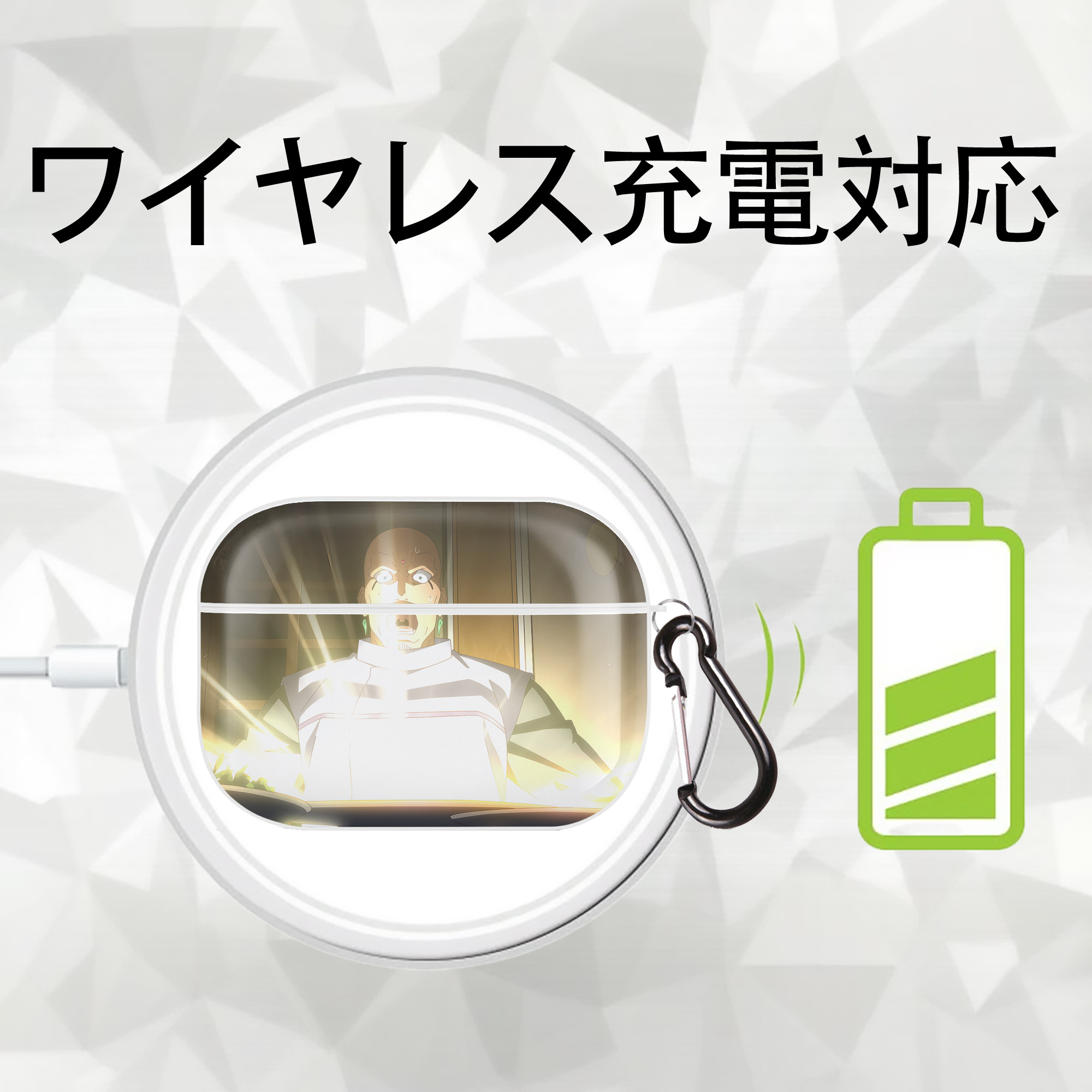 転スラ Regarding Reincarnated to Slime 【AirPods Pro用】ハードシェル保護ケース 耐衝撃・防指紋・カラビナ付き商品仕様