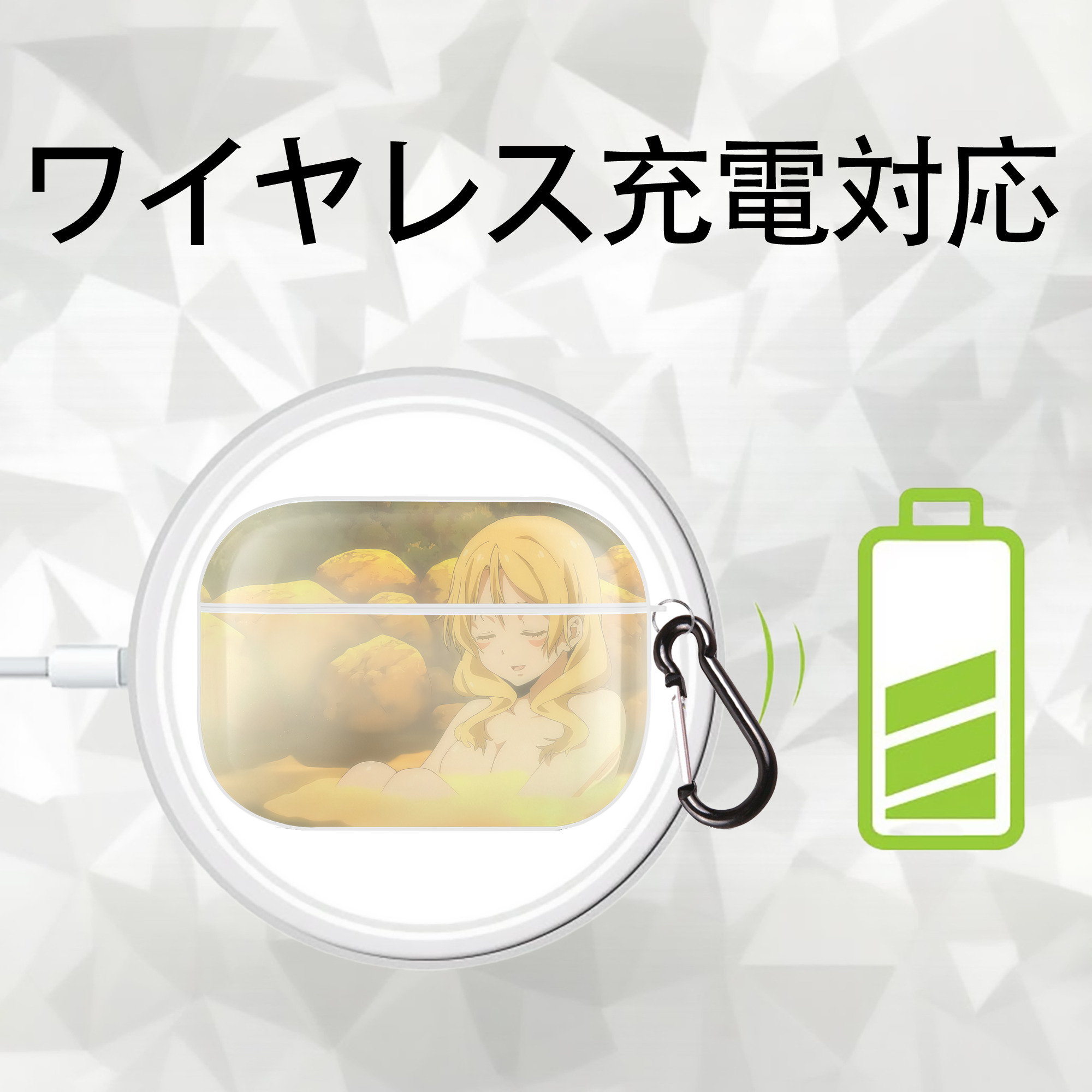 転スラ Regarding Reincarnated to Slime 【AirPods Pro用】ハードシェル保護ケース 耐衝撃・防指紋・カラビナ付き商品仕様