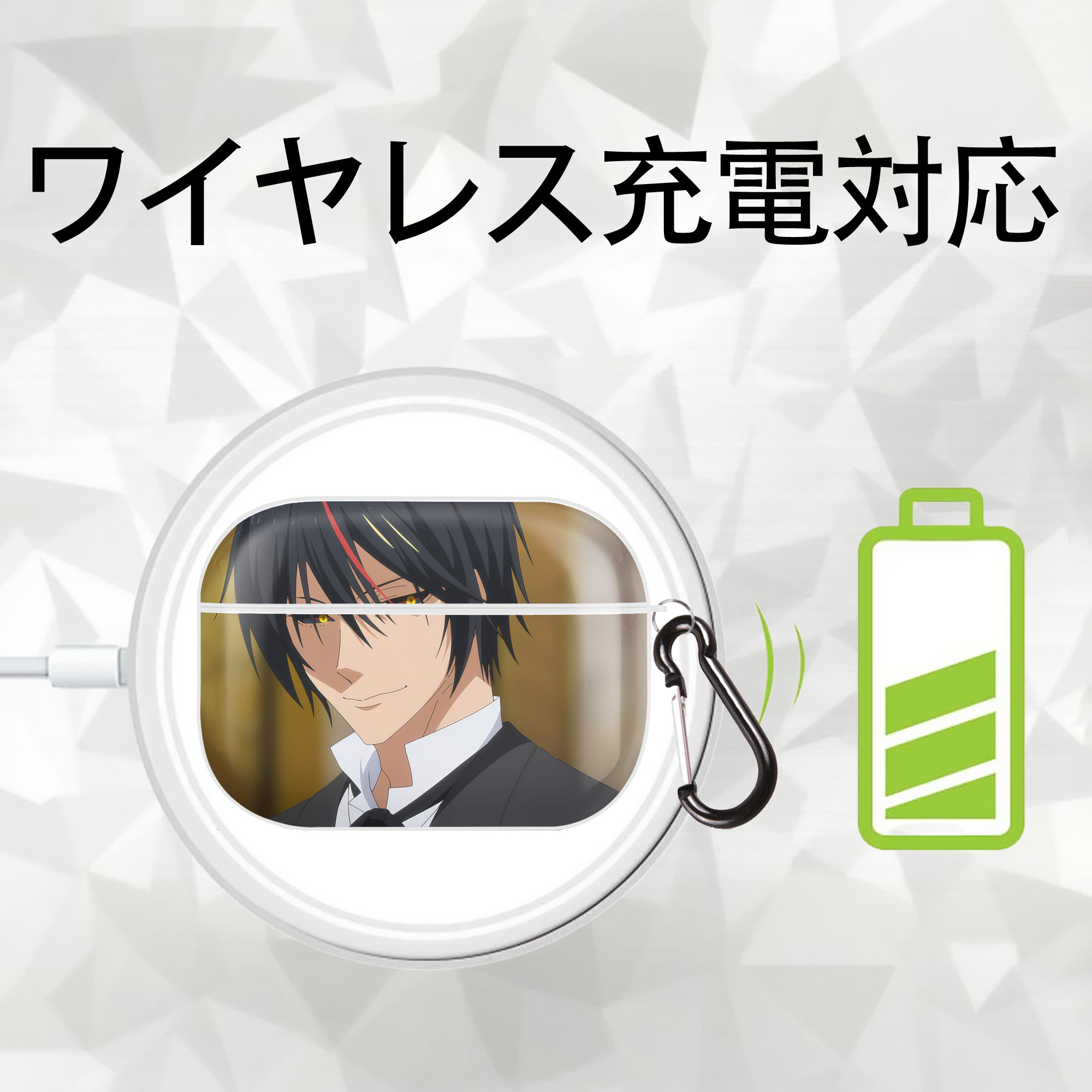 転スラ Regarding Reincarnated to Slime 【AirPods Pro用】ハードシェル保護ケース 耐衝撃・防指紋・カラビナ付き商品仕様