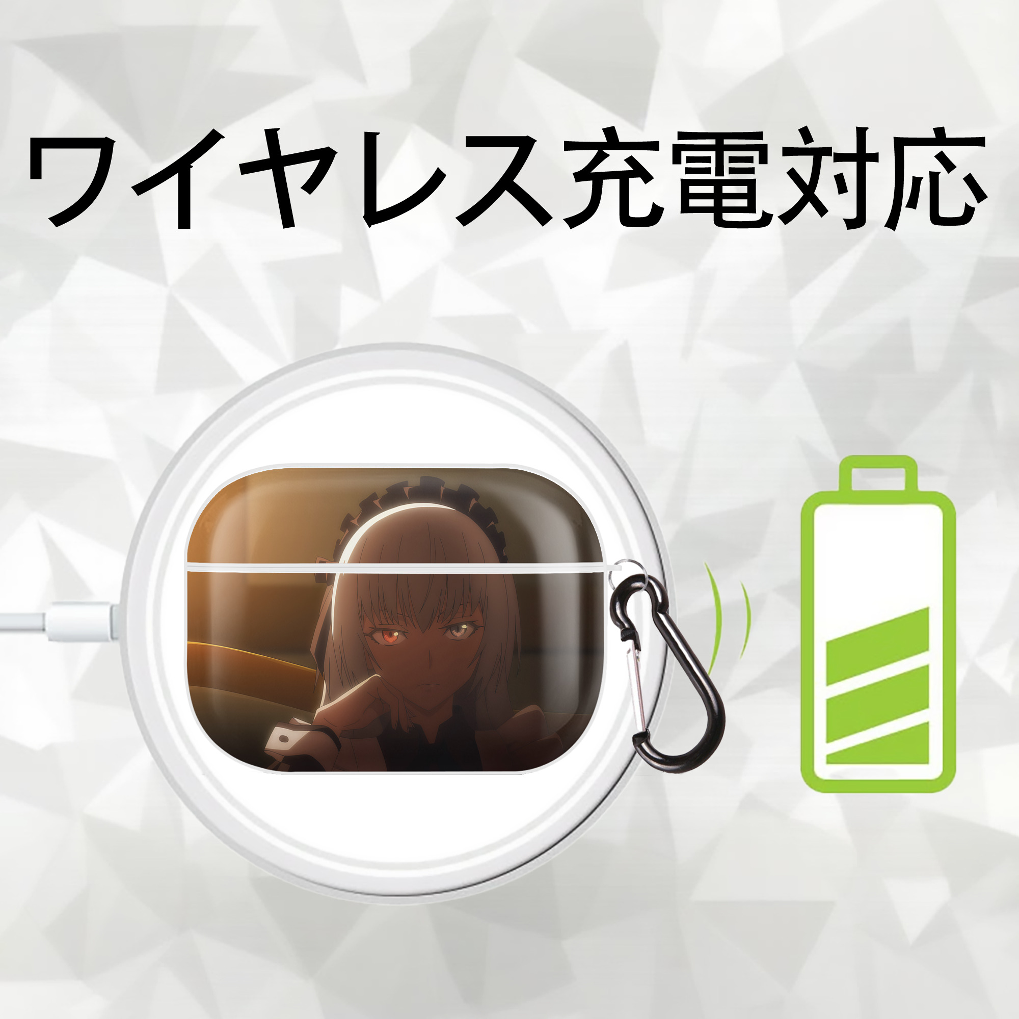 転スラ Regarding Reincarnated to Slime 【AirPods Pro用】ハードシェル保護ケース 耐衝撃・防指紋・カラビナ付き商品仕様