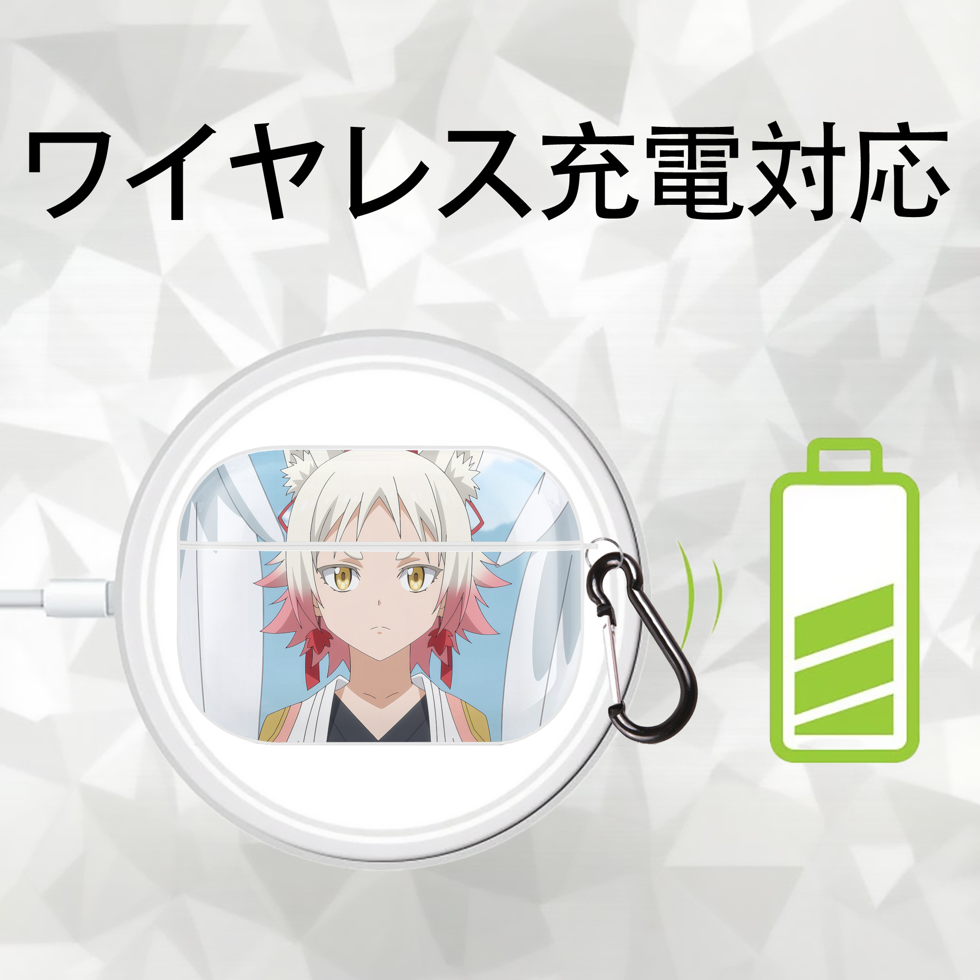 転スラ Regarding Reincarnated to Slime 【AirPods Pro用】ハードシェル保護ケース 耐衝撃・防指紋・カラビナ付き商品仕様