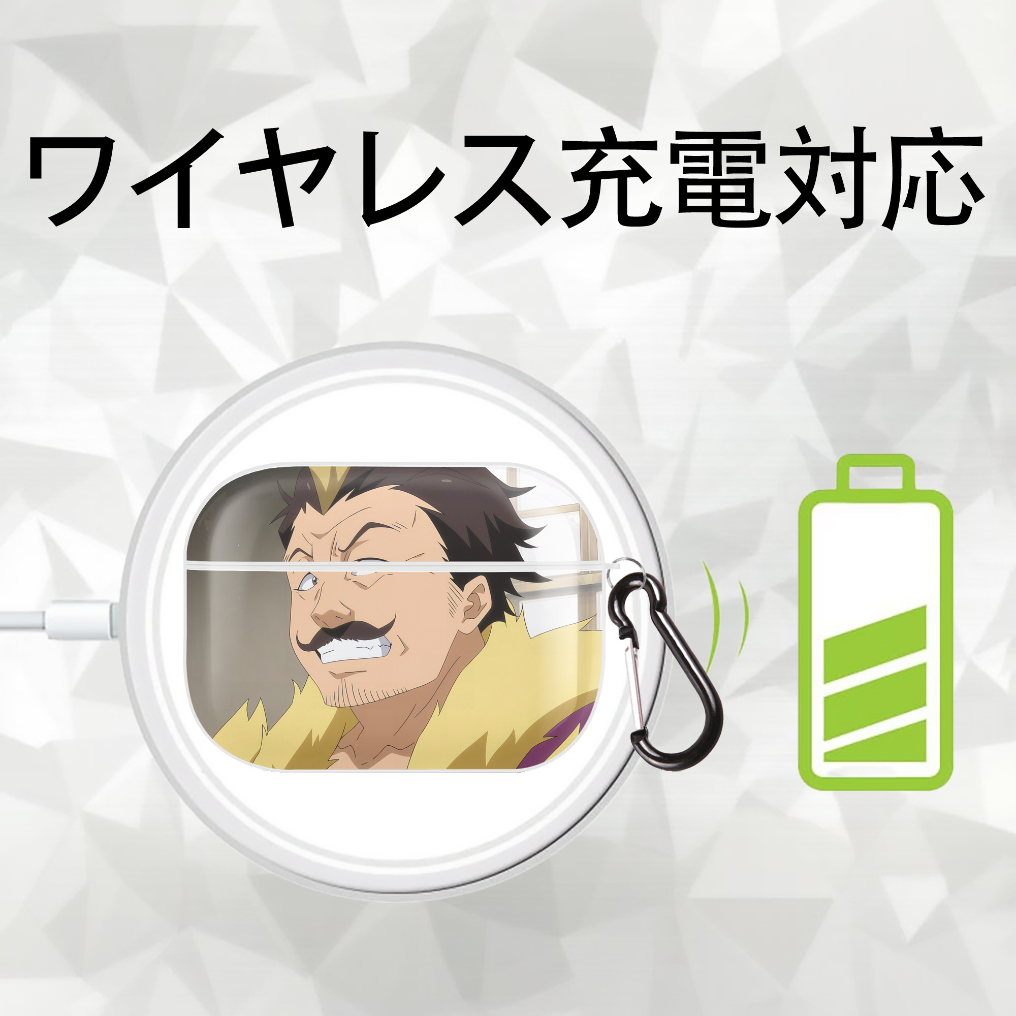 転スラ Regarding Reincarnated to Slime 【AirPods Pro用】ハードシェル保護ケース 耐衝撃・防指紋・カラビナ付き商品仕様