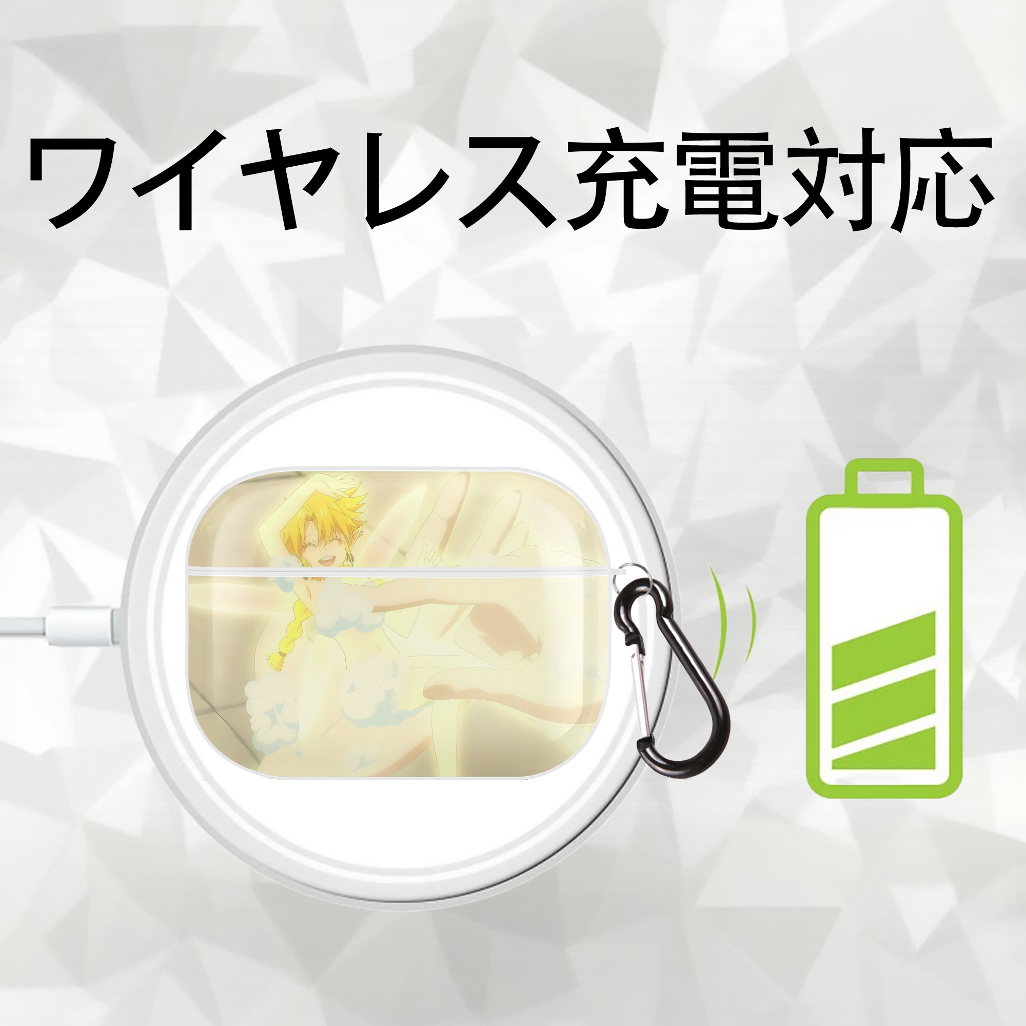 転スラ Regarding Reincarnated to Slime 【AirPods Pro用】ハードシェル保護ケース 耐衝撃・防指紋・カラビナ付き商品仕様