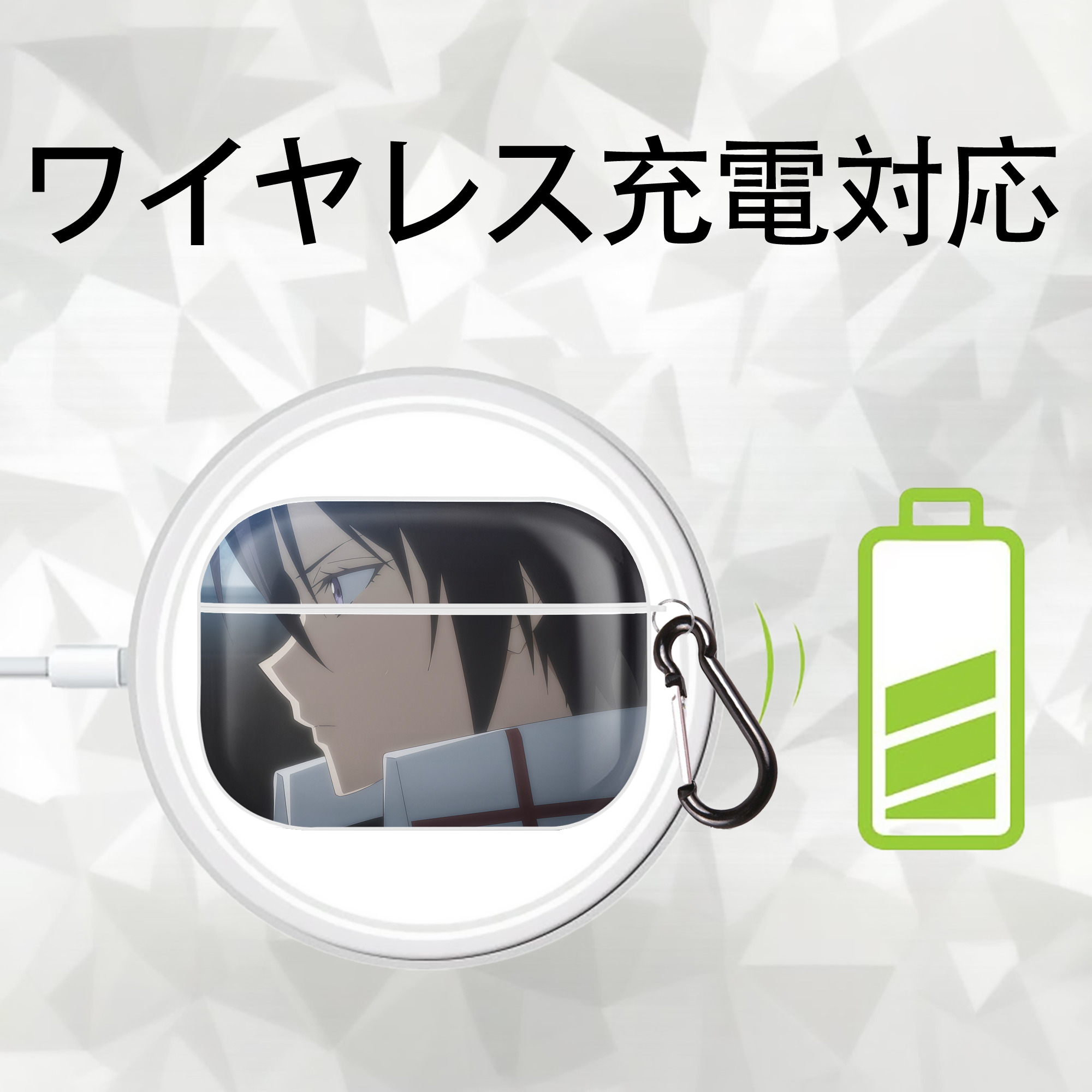 転スラ Regarding Reincarnated to Slime 【AirPods Pro用】ハードシェル保護ケース 耐衝撃・防指紋・カラビナ付き商品仕様