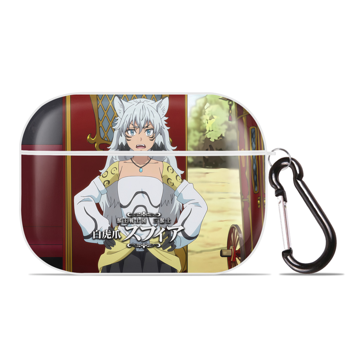 （画像用） 転スラ Regarding Reincarnated to Slime 【AirPods Pro用】ハードシェル保護ケース 耐衝撃・防指紋・カラビナ付き商品仕様