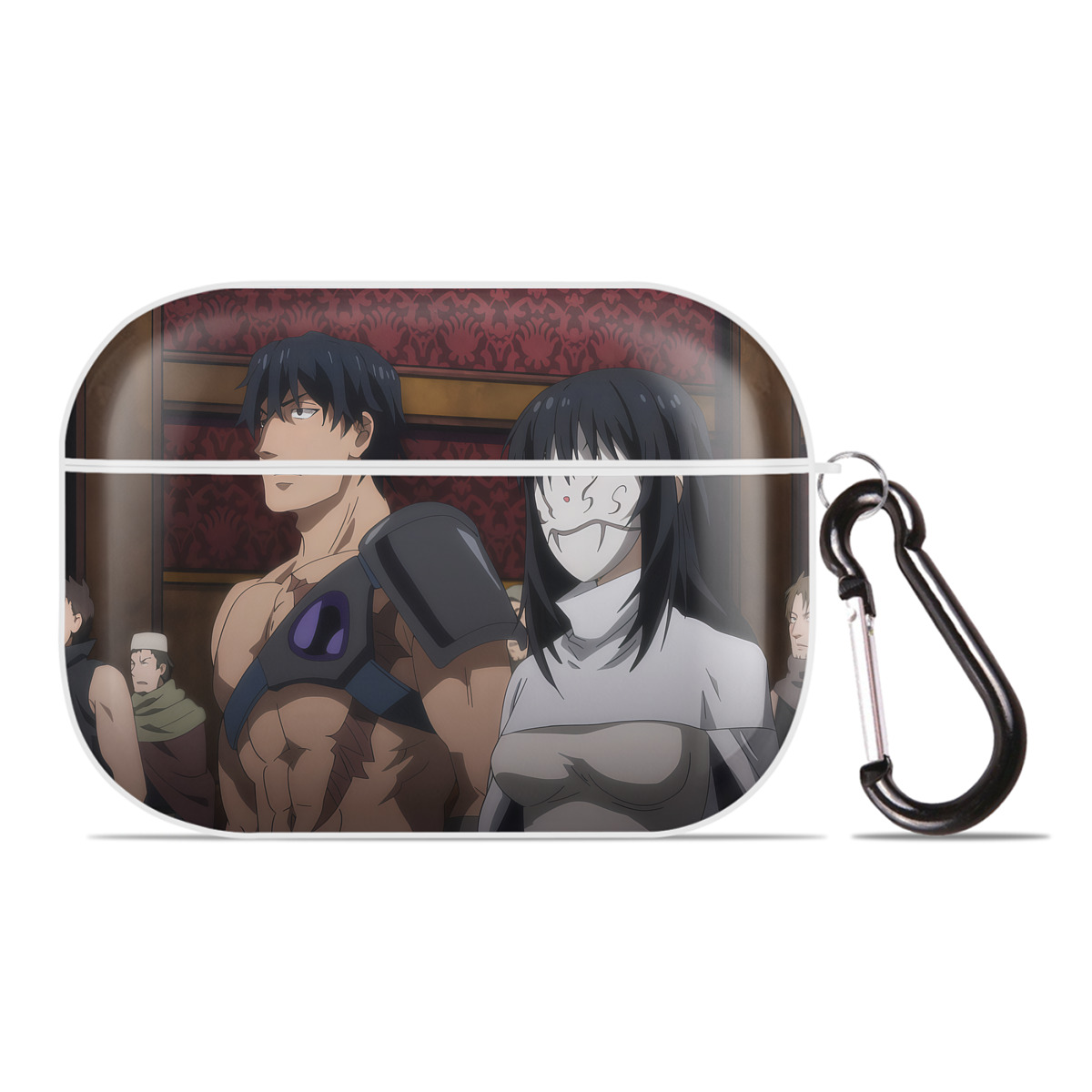 （画像用） 転スラ Regarding Reincarnated to Slime 【AirPods Pro用】ハードシェル保護ケース 耐衝撃・防指紋・カラビナ付き商品仕様