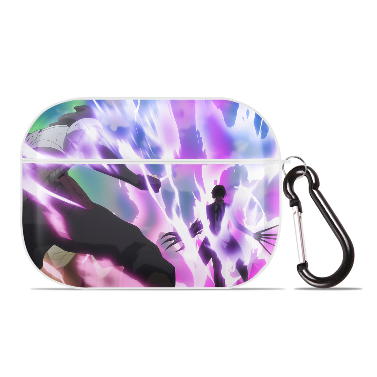 （画像用） 転スラ Regarding Reincarnated to Slime 【AirPods Pro用】ハードシェル保護ケース 耐衝撃・防指紋・カラビナ付き商品仕様