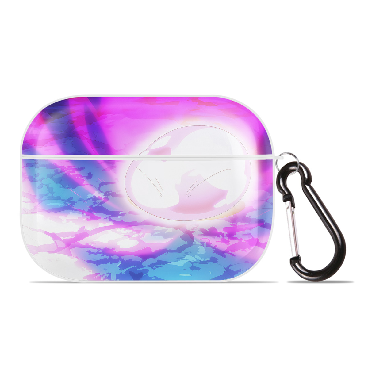 （画像用） 転スラ Regarding Reincarnated to Slime 【AirPods Pro用】ハードシェル保護ケース 耐衝撃・防指紋・カラビナ付き商品仕様