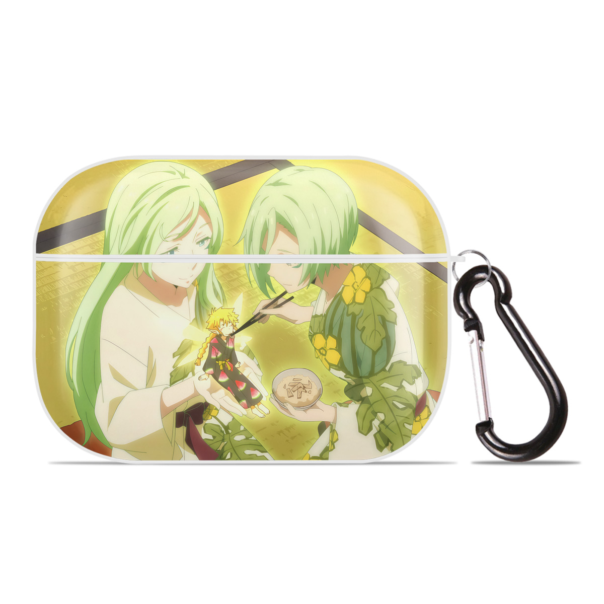 （画像用） 転スラ Regarding Reincarnated to Slime 【AirPods Pro用】ハードシェル保護ケース 耐衝撃・防指紋・カラビナ付き商品仕様