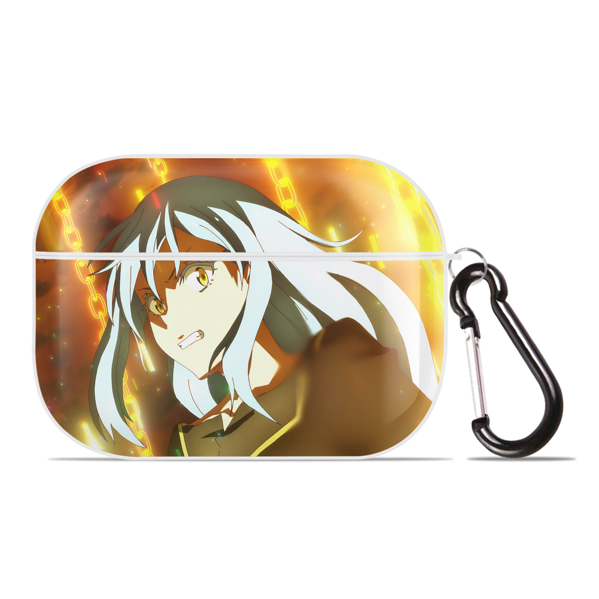 （画像用） 転スラ Regarding Reincarnated to Slime 【AirPods Pro用】ハードシェル保護ケース 耐衝撃・防指紋・カラビナ付き商品仕様