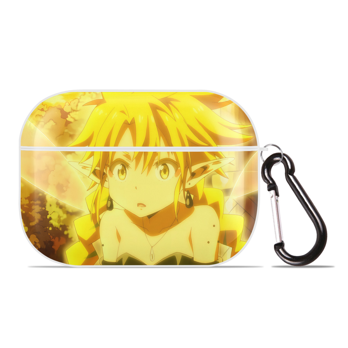 （画像用） 転スラ Regarding Reincarnated to Slime 【AirPods Pro用】ハードシェル保護ケース 耐衝撃・防指紋・カラビナ付き商品仕様