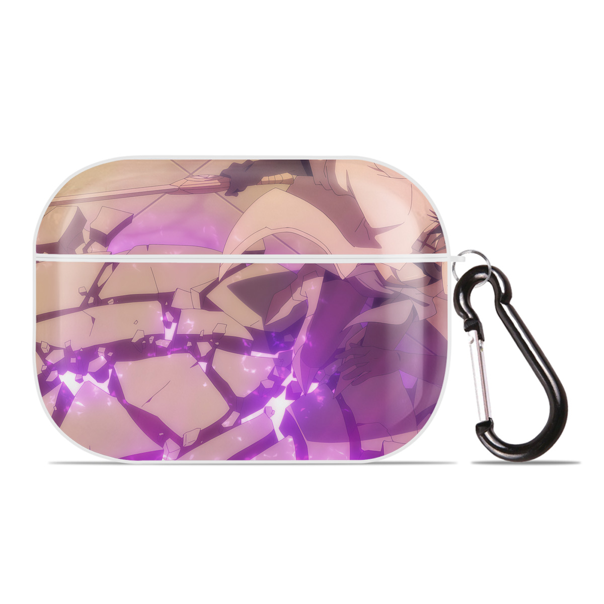 （画像用） 転スラ Regarding Reincarnated to Slime 【AirPods Pro用】ハードシェル保護ケース 耐衝撃・防指紋・カラビナ付き商品仕様