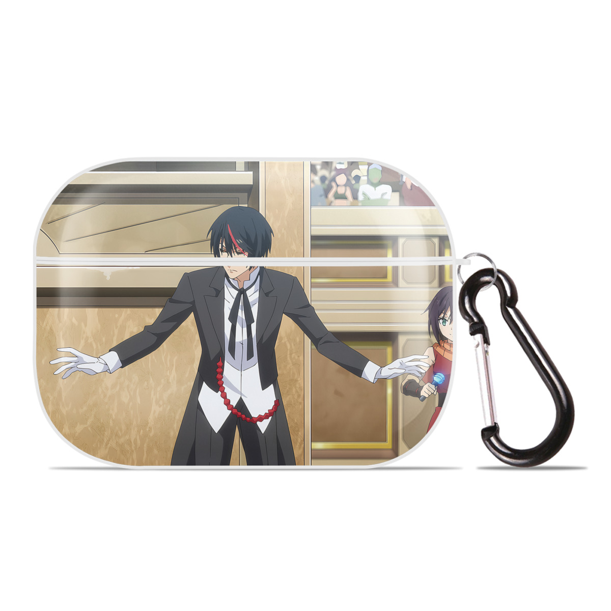 （画像用） 転スラ Regarding Reincarnated to Slime 【AirPods Pro用】ハードシェル保護ケース 耐衝撃・防指紋・カラビナ付き商品仕様