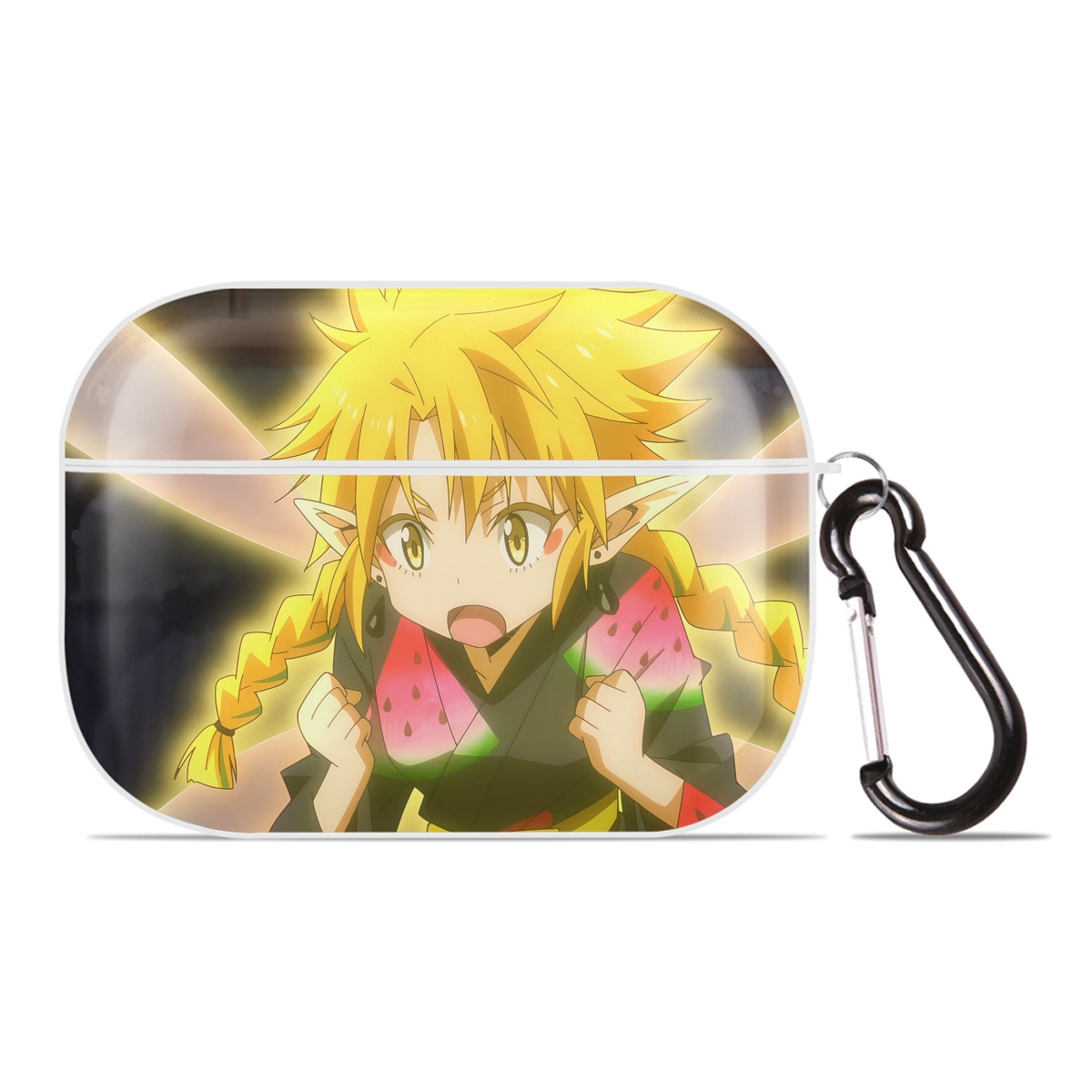 （画像用） 転スラ Regarding Reincarnated to Slime 【AirPods Pro用】ハードシェル保護ケース 耐衝撃・防指紋・カラビナ付き商品仕様