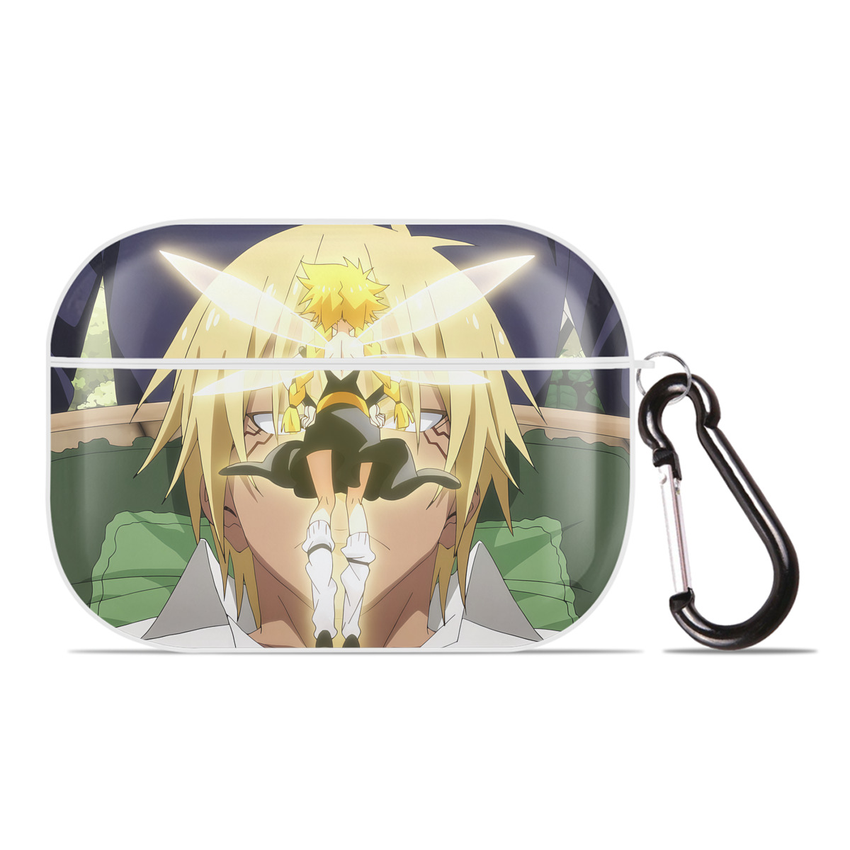 （画像用） 転スラ Regarding Reincarnated to Slime 【AirPods Pro用】ハードシェル保護ケース 耐衝撃・防指紋・カラビナ付き商品仕様