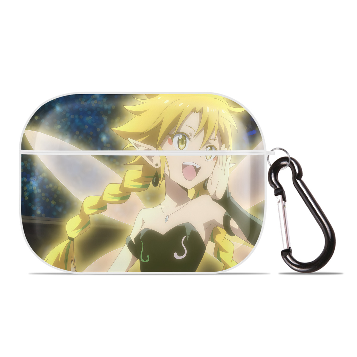 （画像用） 転スラ Regarding Reincarnated to Slime 【AirPods Pro用】ハードシェル保護ケース 耐衝撃・防指紋・カラビナ付き商品仕様