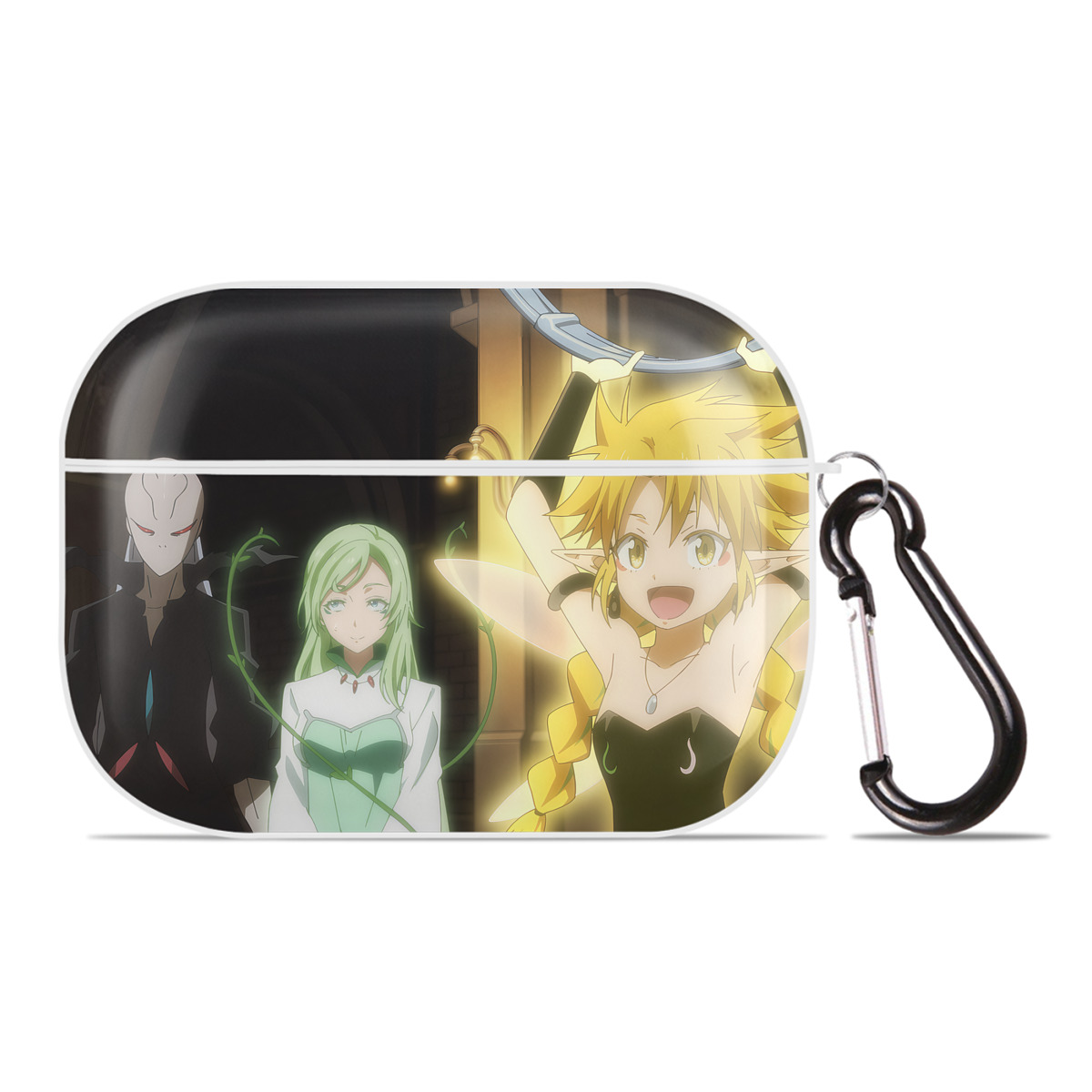 （画像用） 転スラ Regarding Reincarnated to Slime 【AirPods Pro用】ハードシェル保護ケース 耐衝撃・防指紋・カラビナ付き商品仕様