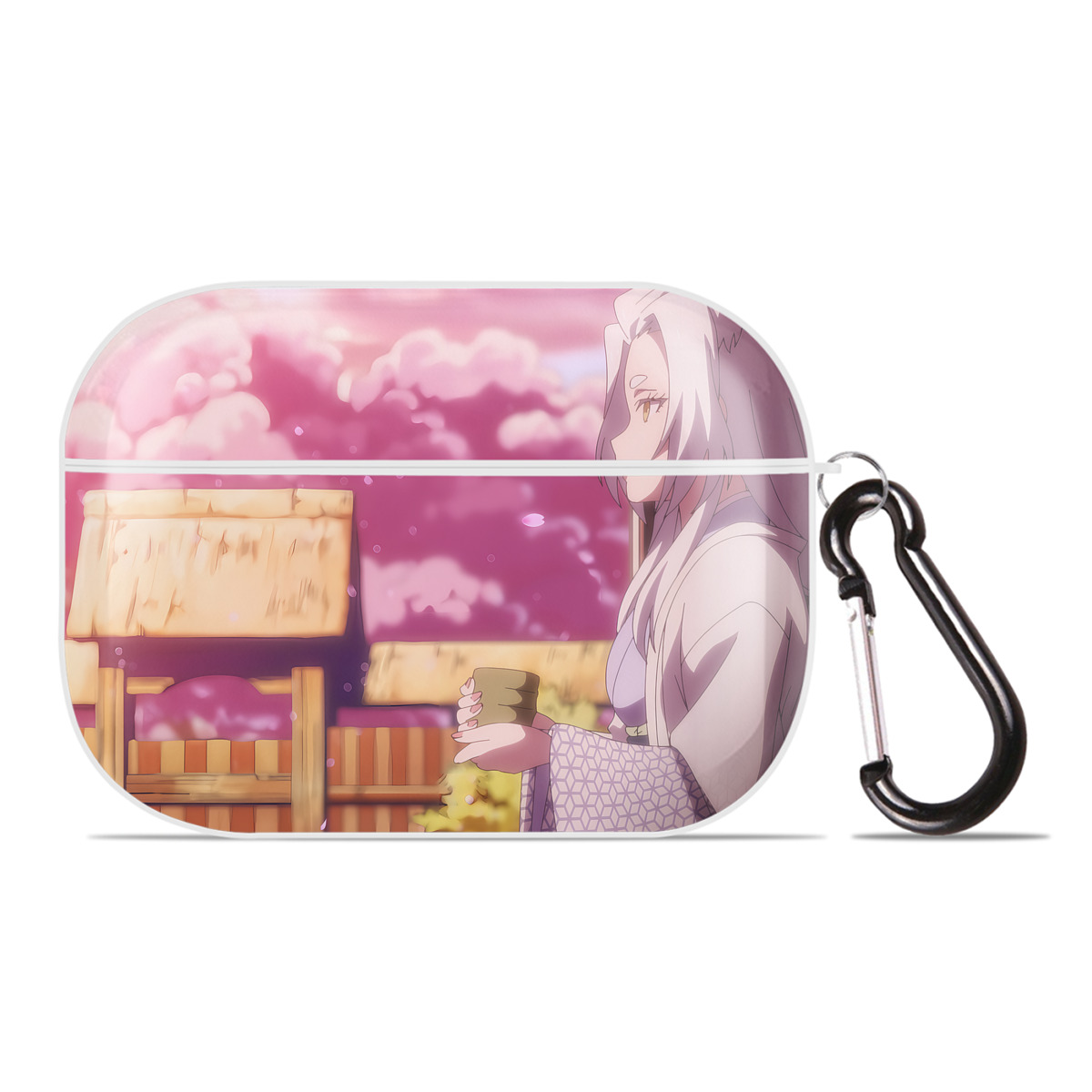 （画像用） 転スラ Regarding Reincarnated to Slime 【AirPods Pro用】ハードシェル保護ケース 耐衝撃・防指紋・カラビナ付き商品仕様