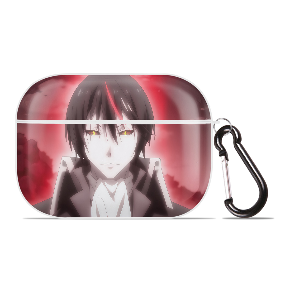 （画像用） 転スラ Regarding Reincarnated to Slime 【AirPods Pro用】ハードシェル保護ケース 耐衝撃・防指紋・カラビナ付き商品仕様