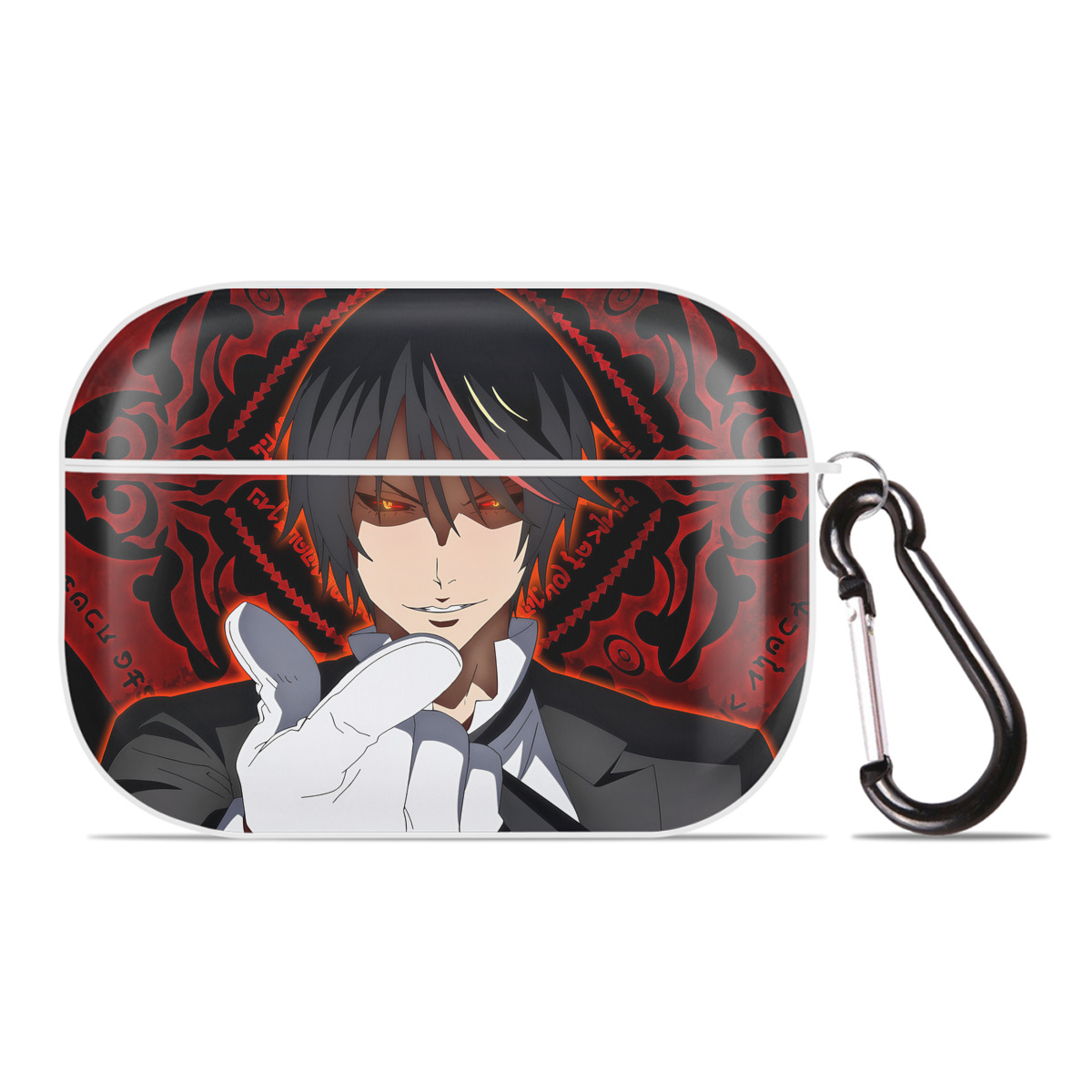 （画像用） 転スラ Regarding Reincarnated to Slime 【AirPods Pro用】ハードシェル保護ケース 耐衝撃・防指紋・カラビナ付き商品仕様
