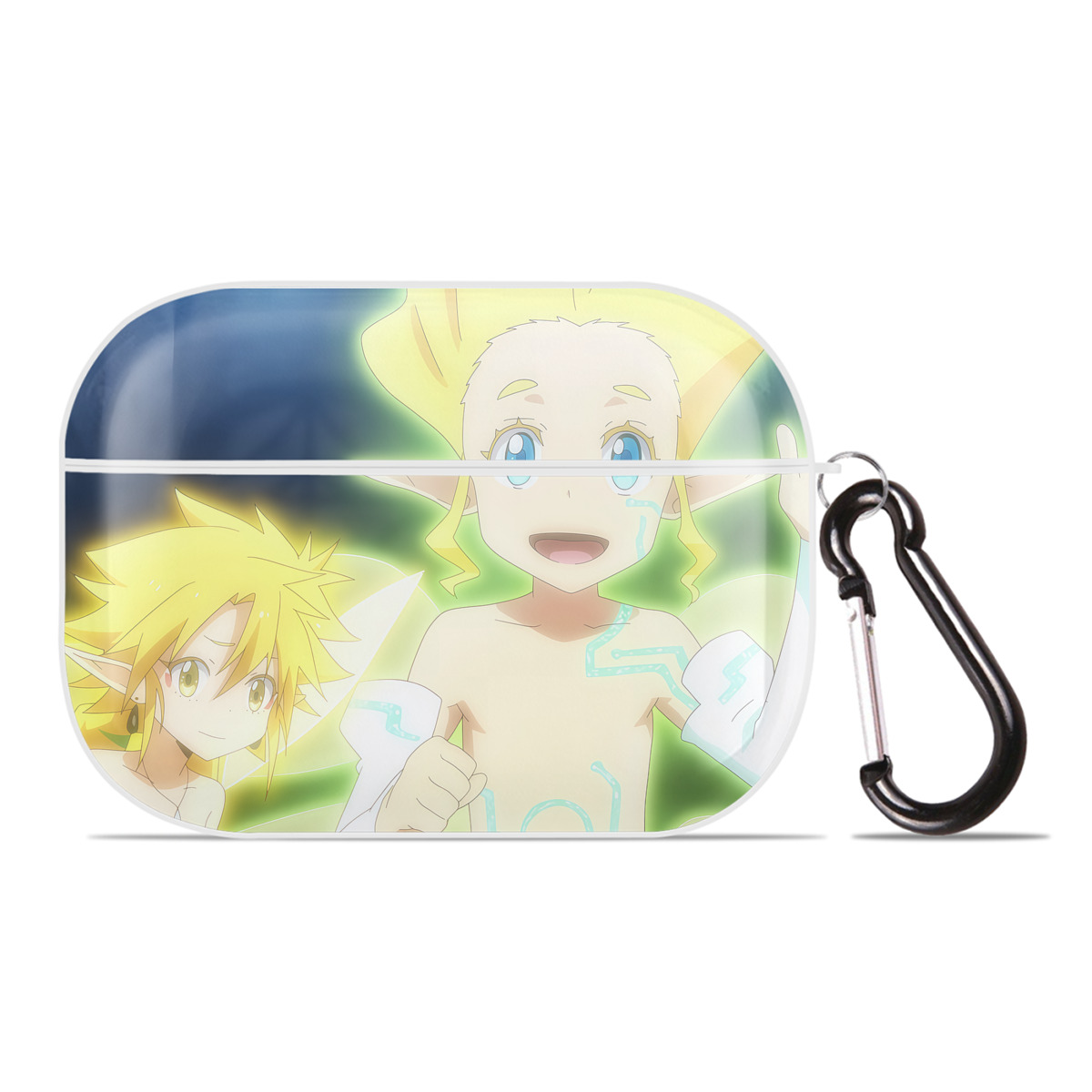 （画像用） 転スラ Regarding Reincarnated to Slime 【AirPods Pro用】ハードシェル保護ケース 耐衝撃・防指紋・カラビナ付き商品仕様
