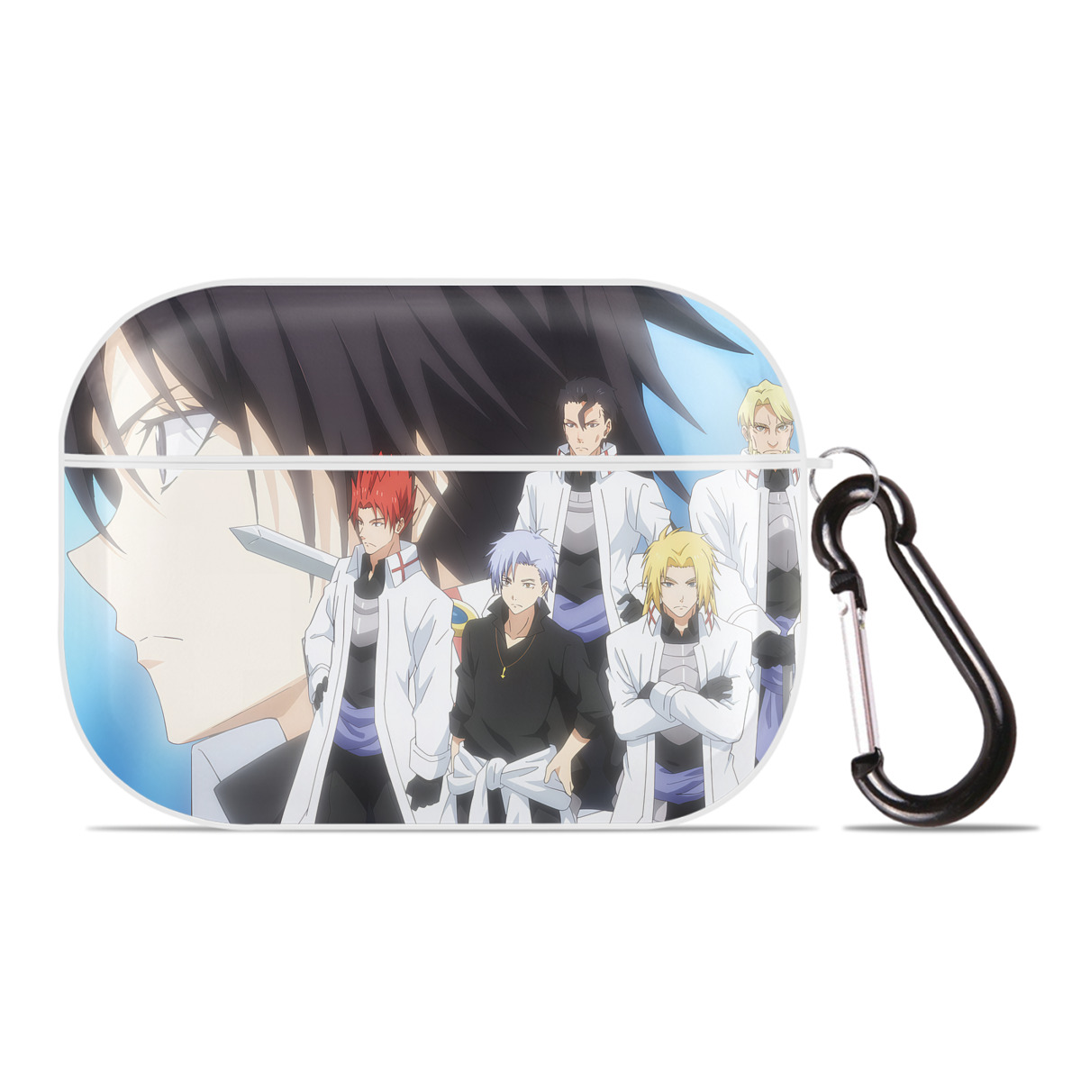 （画像用） 転スラ Regarding Reincarnated to Slime 【AirPods Pro用】ハードシェル保護ケース 耐衝撃・防指紋・カラビナ付き商品仕様