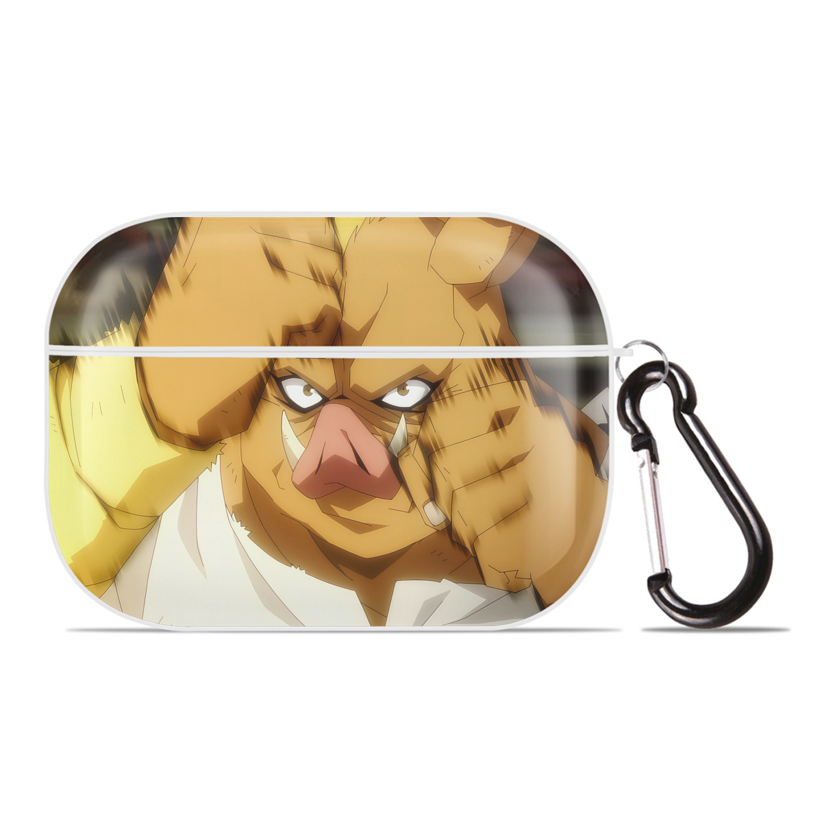 （画像用） 転スラ Regarding Reincarnated to Slime 【AirPods Pro用】ハードシェル保護ケース 耐衝撃・防指紋・カラビナ付き商品仕様