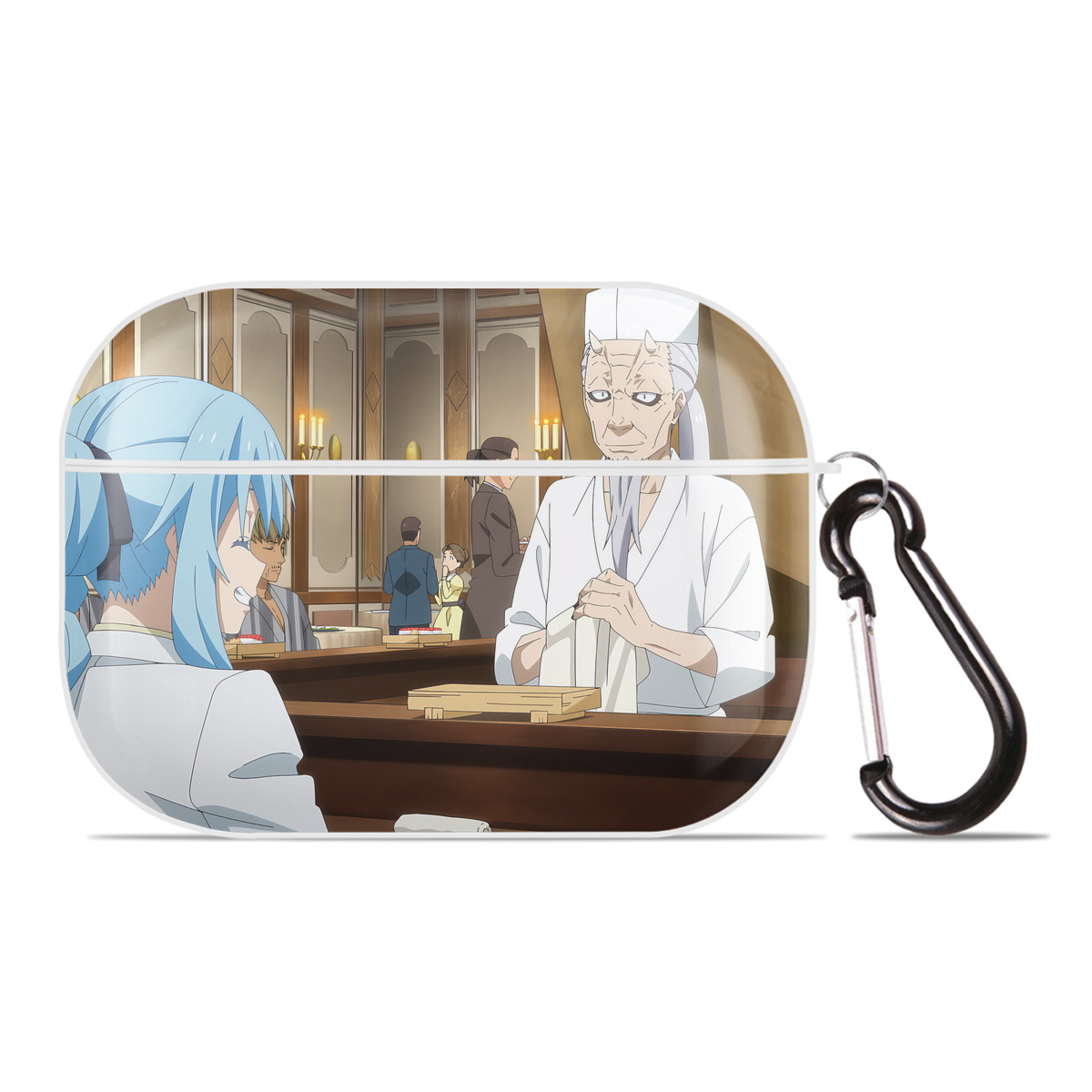 （画像用） 転スラ Regarding Reincarnated to Slime 【AirPods Pro用】ハードシェル保護ケース 耐衝撃・防指紋・カラビナ付き商品仕様