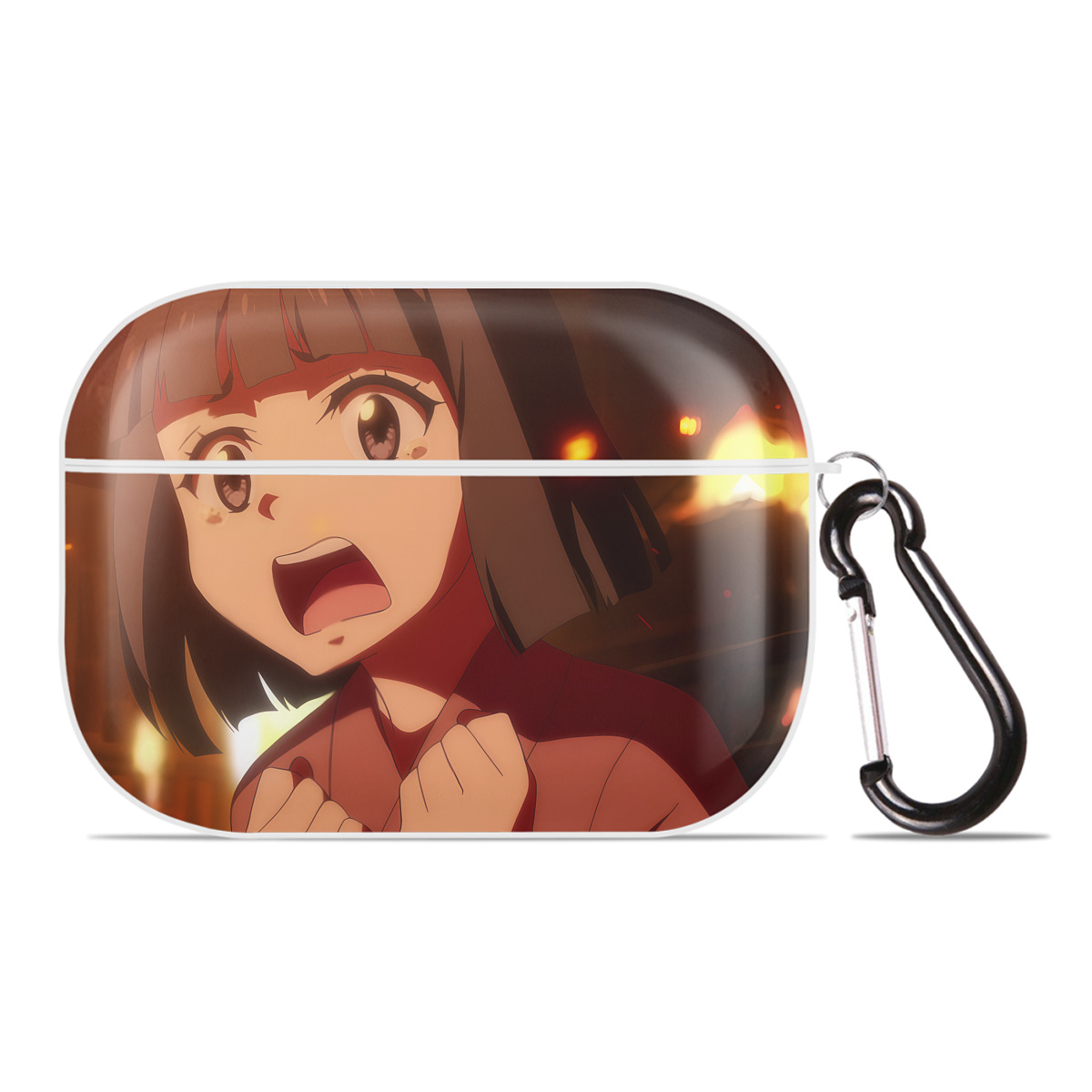 （画像用） 転スラ Regarding Reincarnated to Slime 【AirPods Pro用】ハードシェル保護ケース 耐衝撃・防指紋・カラビナ付き商品仕様