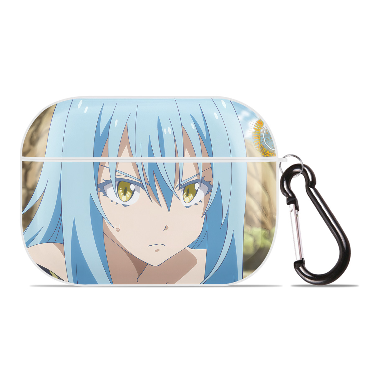 （画像用） 転スラ Regarding Reincarnated to Slime 【AirPods Pro用】ハードシェル保護ケース 耐衝撃・防指紋・カラビナ付き商品仕様