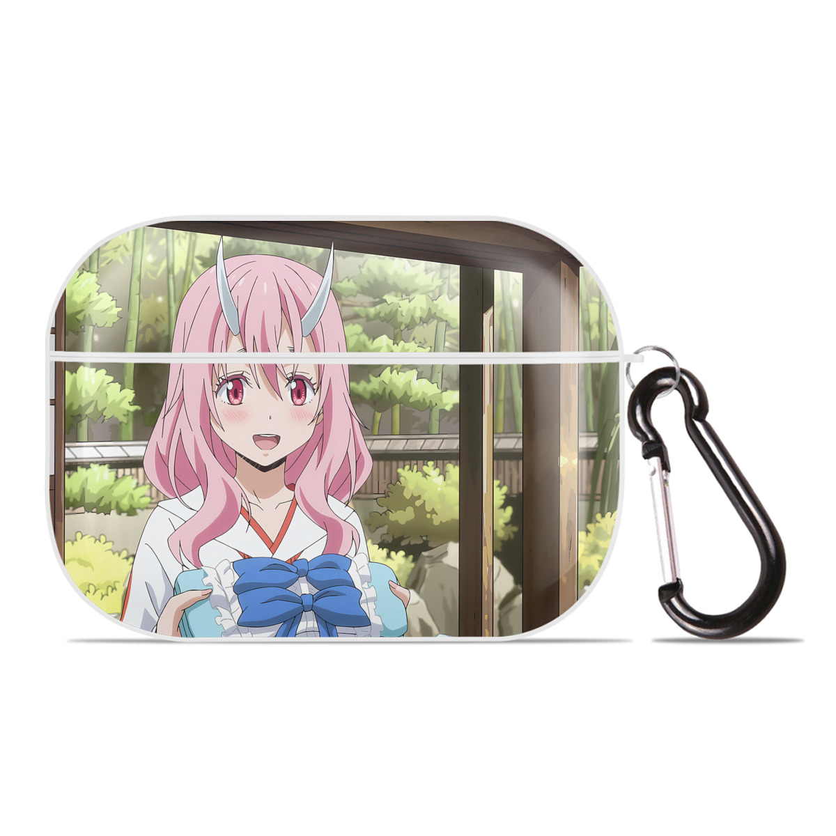 （画像用） 転スラ Regarding Reincarnated to Slime 【AirPods Pro用】ハードシェル保護ケース 耐衝撃・防指紋・カラビナ付き商品仕様