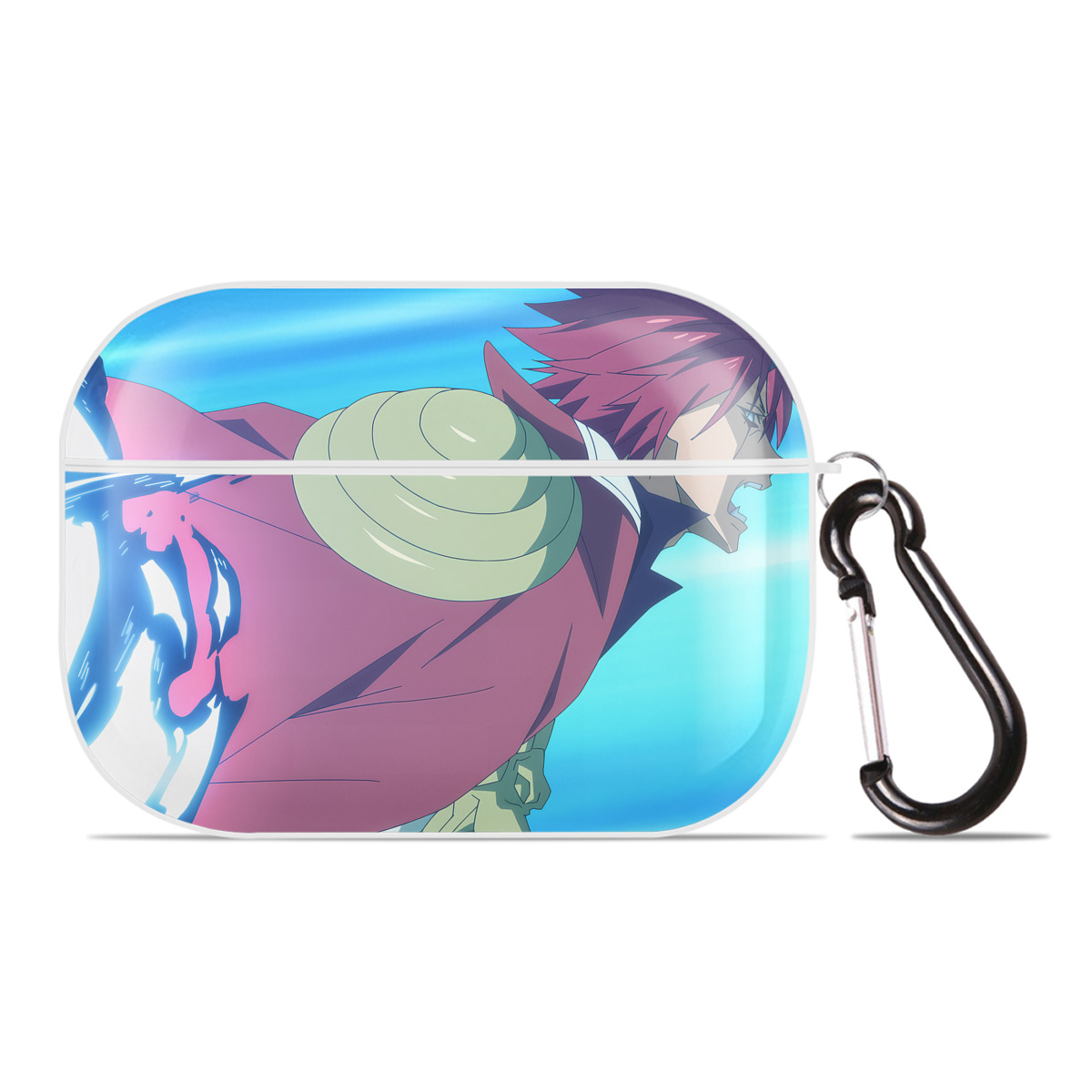 （画像用） 転スラ Regarding Reincarnated to Slime 【AirPods Pro用】ハードシェル保護ケース 耐衝撃・防指紋・カラビナ付き商品仕様