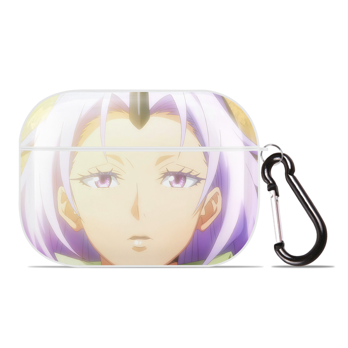 （画像用） 転スラ Regarding Reincarnated to Slime 【AirPods Pro用】ハードシェル保護ケース 耐衝撃・防指紋・カラビナ付き商品仕様